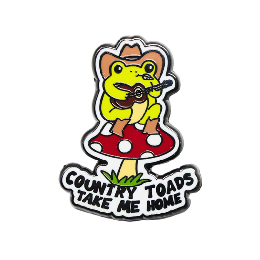 Country Toads | Funny Enamel Pin