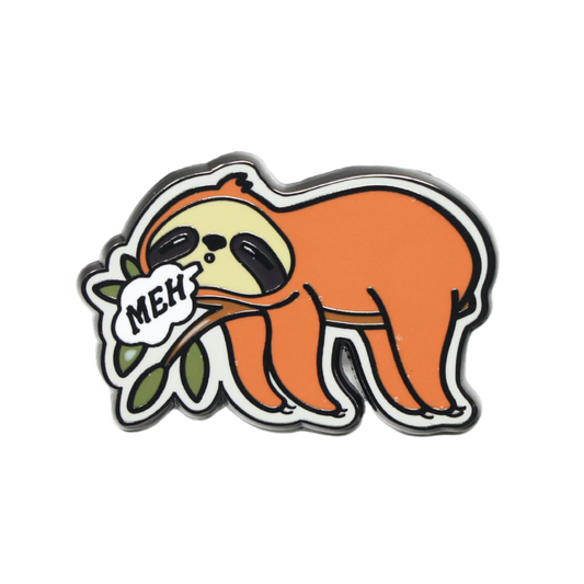 Meh | Funny Enamel Pin