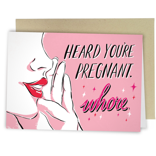 Heard You're Pregnant Whore