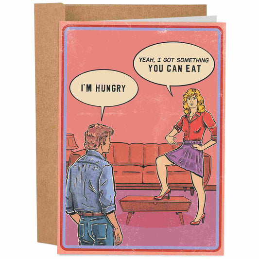 Vintage I Got Something You Can Eat - 70's Vintage Valentine's