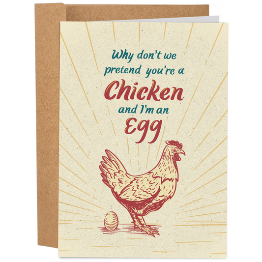 Chicken or Egg | Tara & Brian Collab | Funny Valentine's Day Card