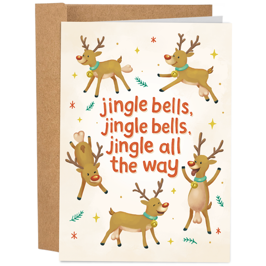 Jingle All The Way | Funny Christmas Card