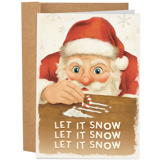 Let It Snow | Funny Christmas Card