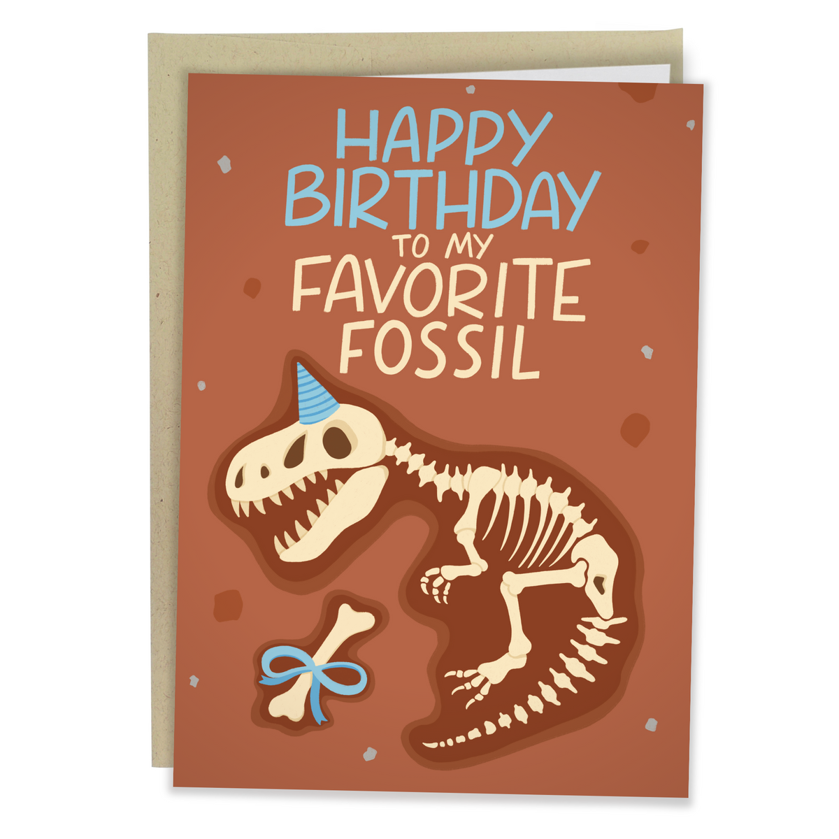 Funny Birthday Card For Friend / Fossil Birthday Card - Sleazy Greetings