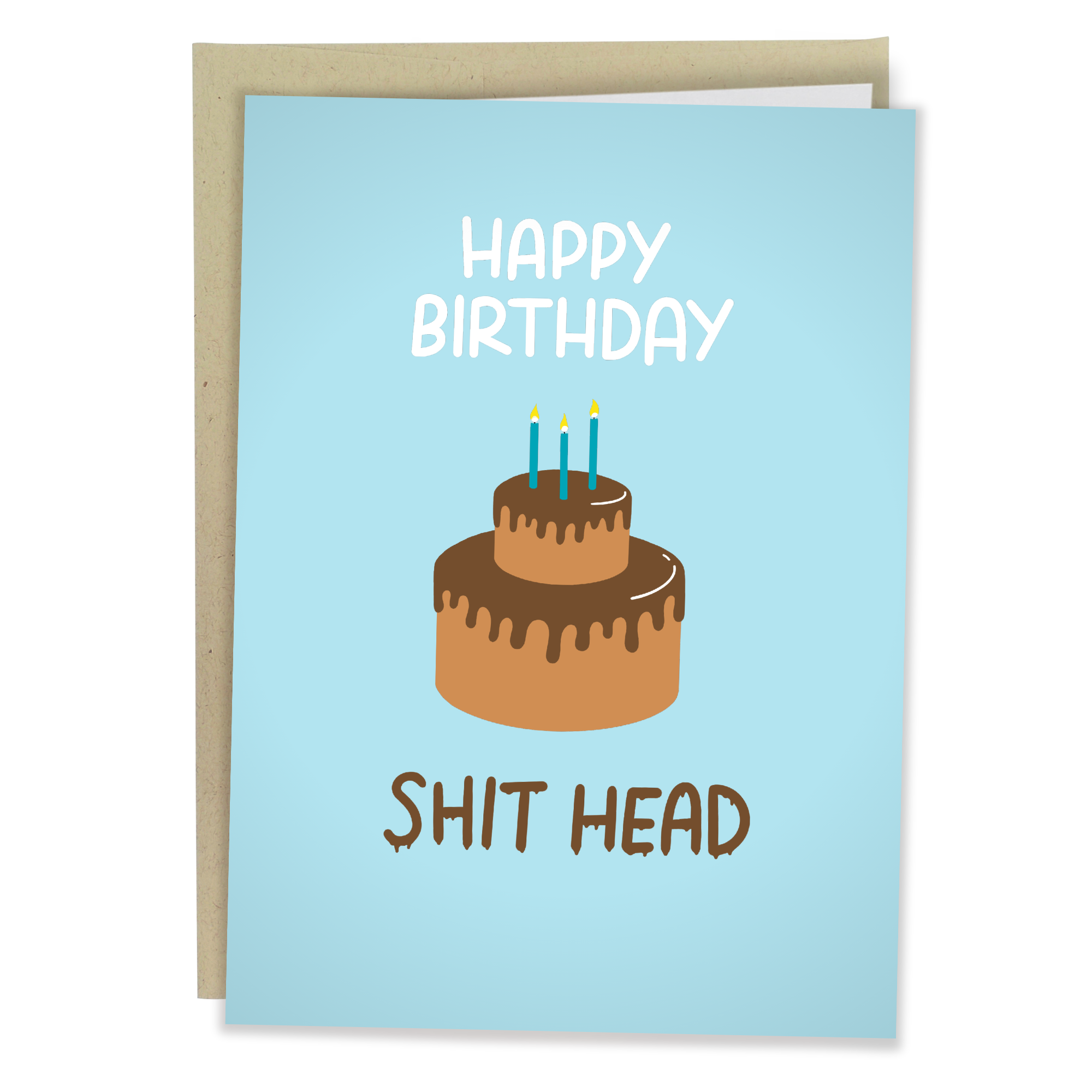 Purplefrog Designs Funny Happy Birthday Card – Choice Of Wording: B*tch / D*ckhead / C*nt – Made In Australia