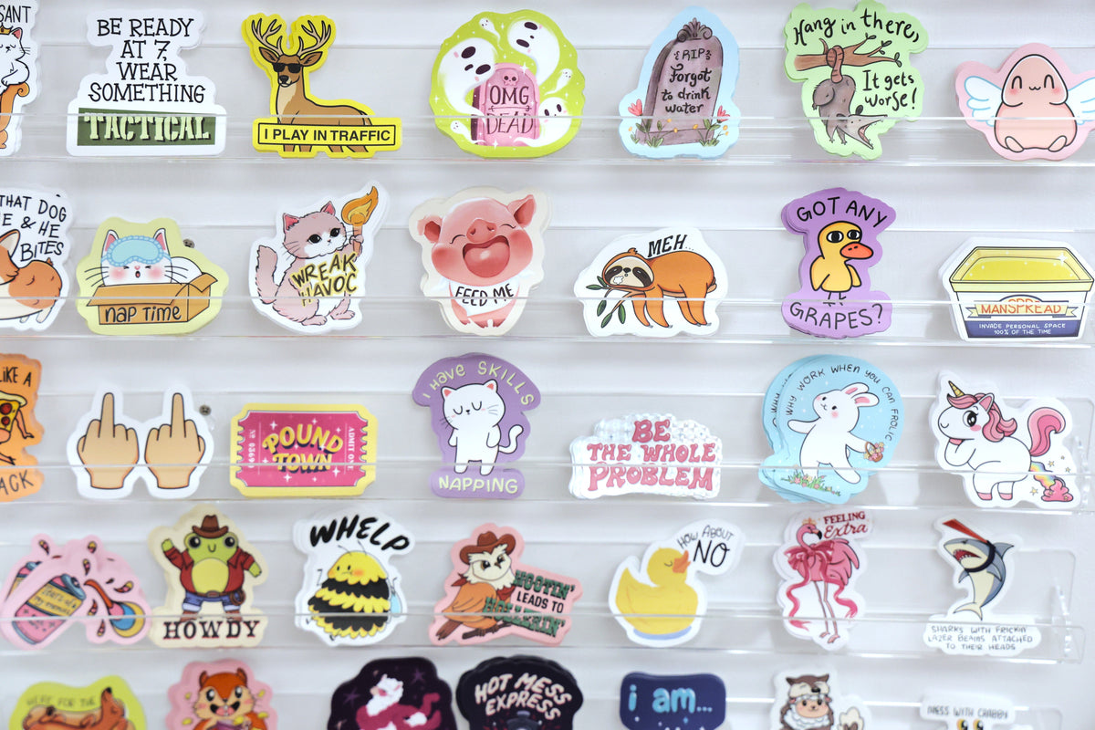 Fun Sticker F Off Funny Stickers & Decals - Funny Stickers for Laptops & Water Bottles ...