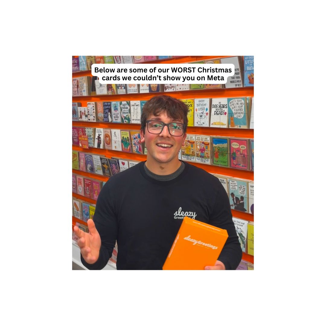 funny greeting cards Christmas themed naughty