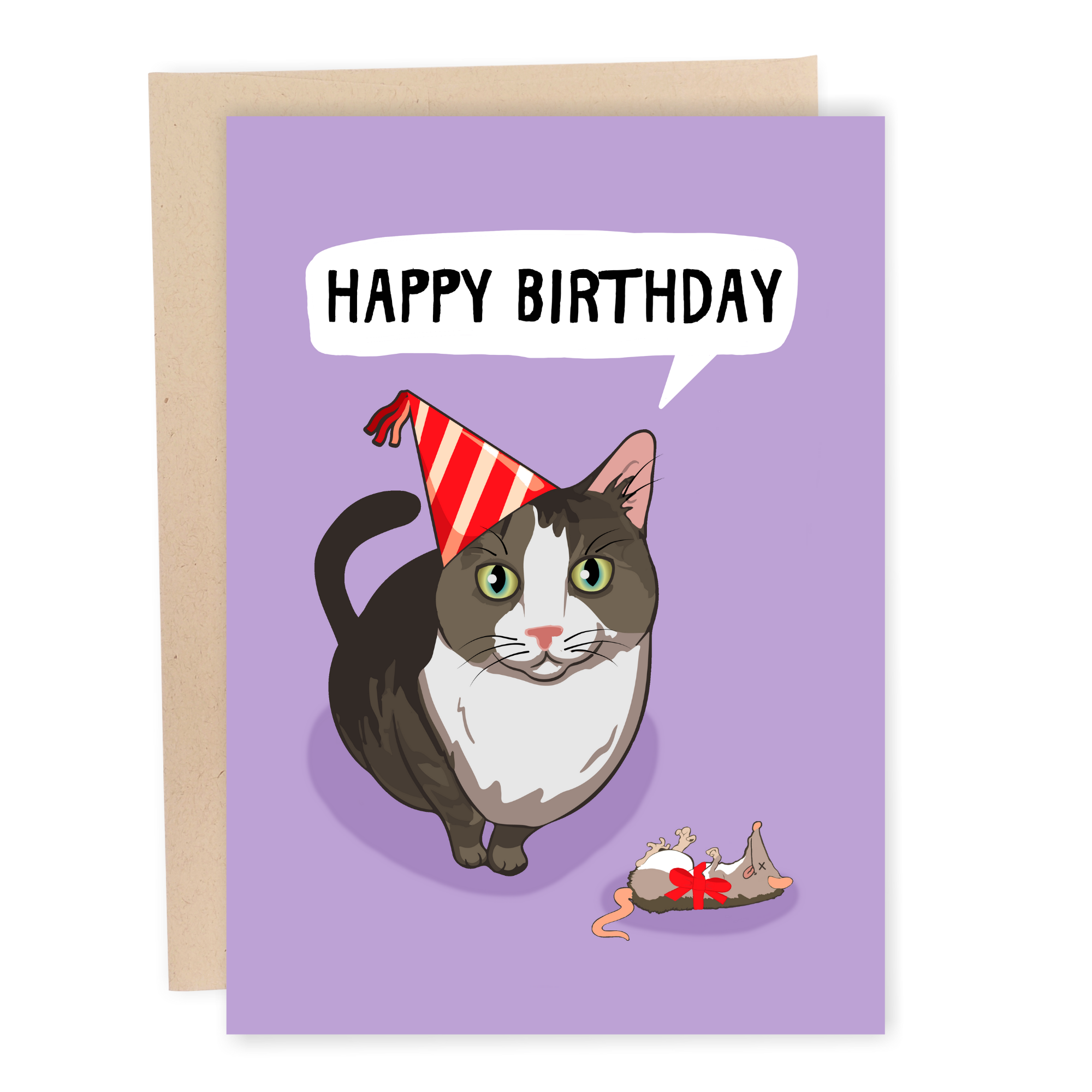 Purr-fect Party Pack. 9 Cat Themed Birthday Cards