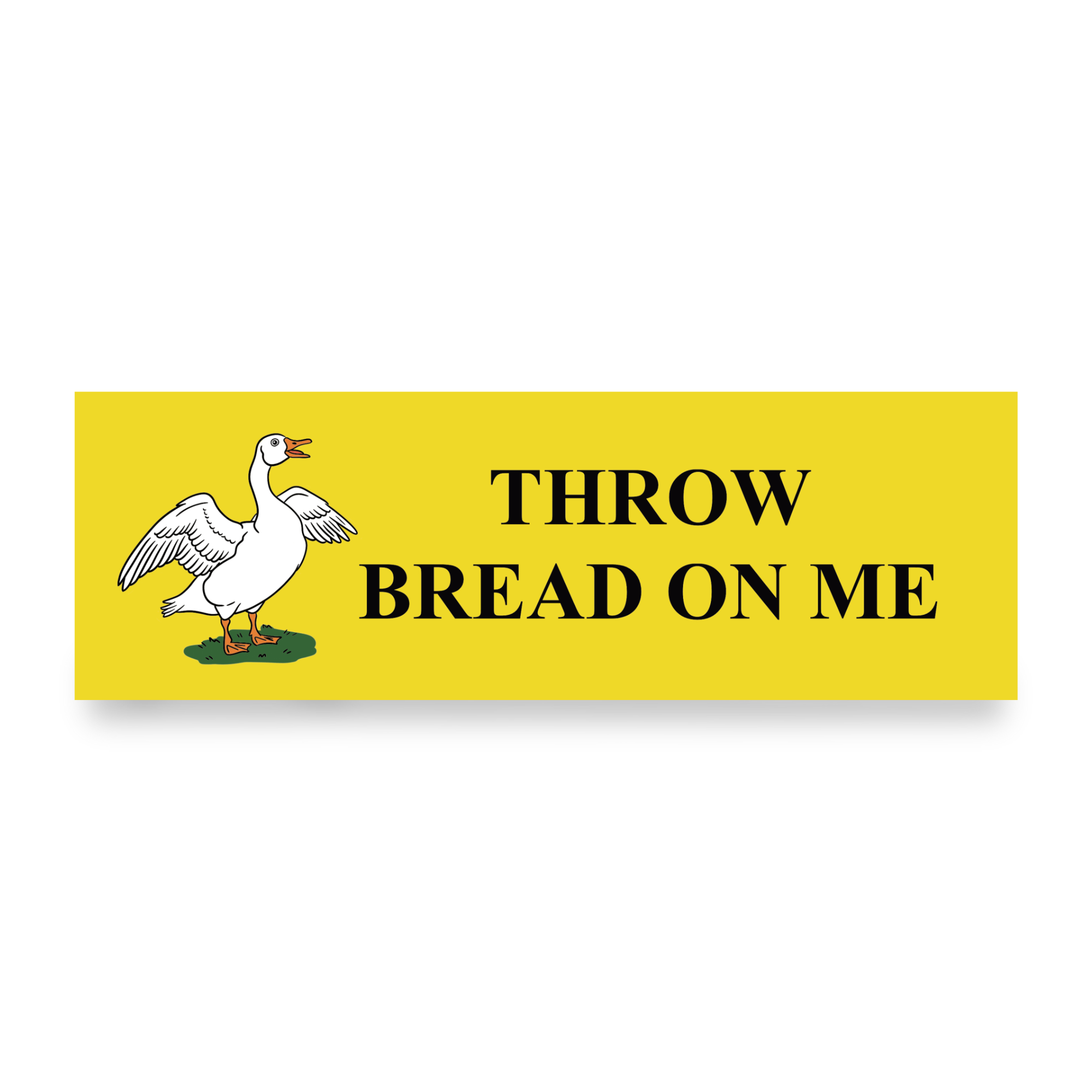 Throw Bread On Me | Funny Car Magnet