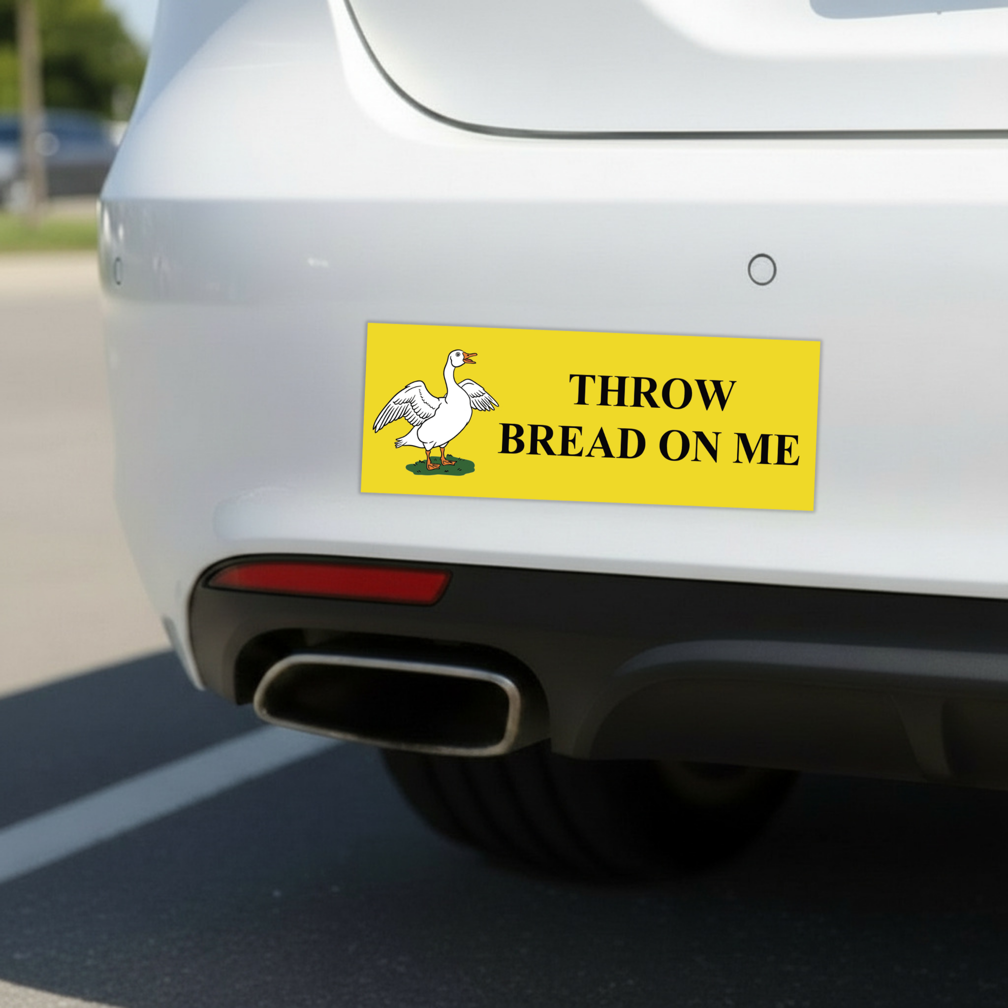 Throw Bread On Me | Funny Car Magnet