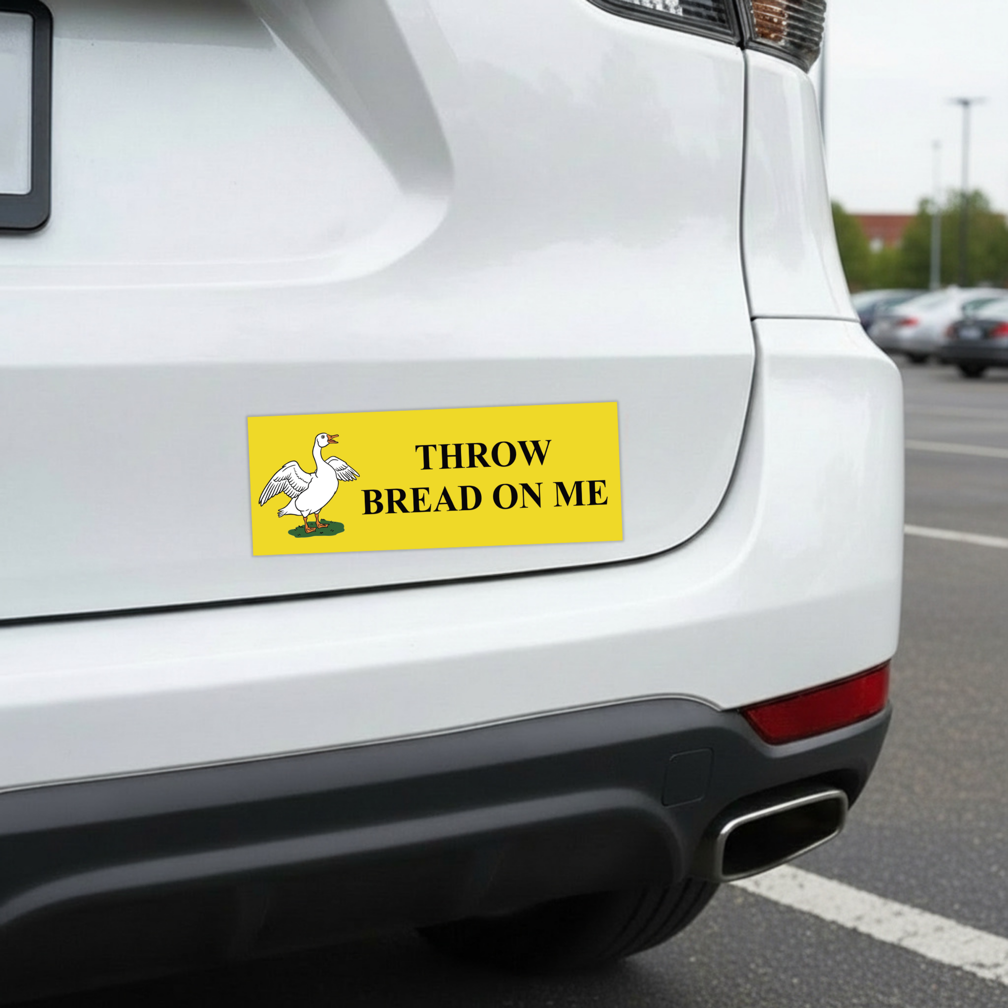 Throw Bread On Me | Funny Car Magnet