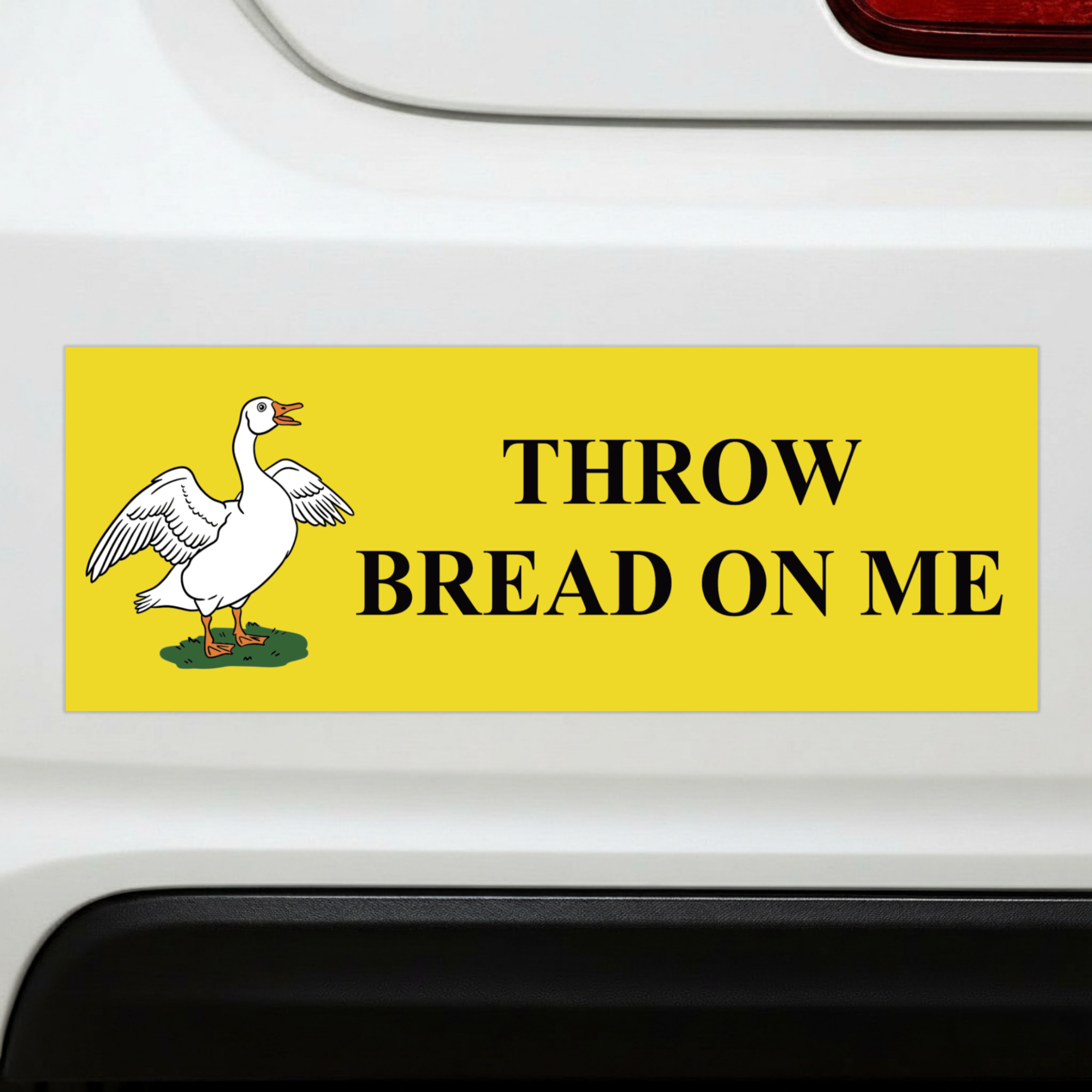 Throw Bread On Me | Funny Car Magnet