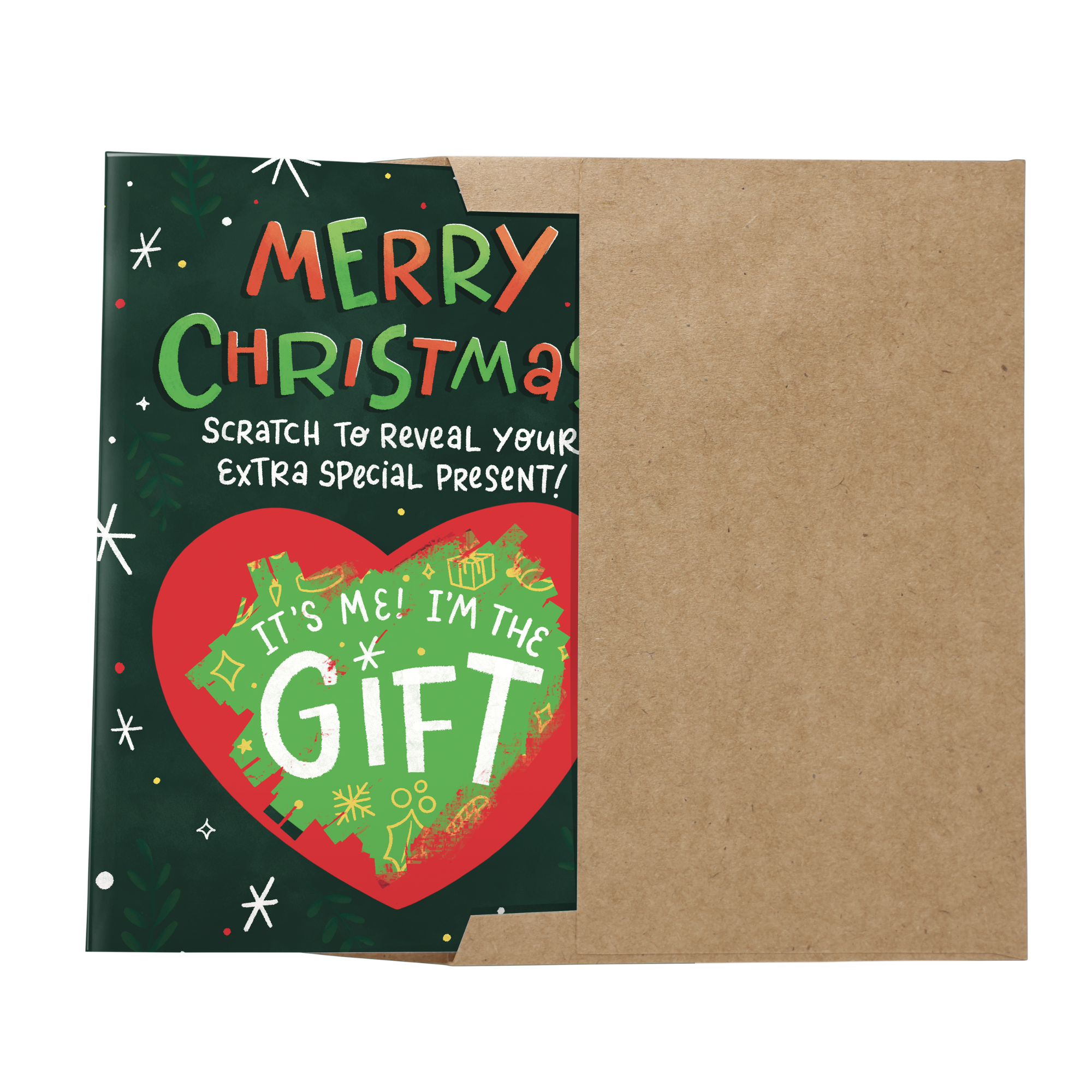 Scratch Off Christmas Present Reveal | Funny Christmas Scratch Off Card