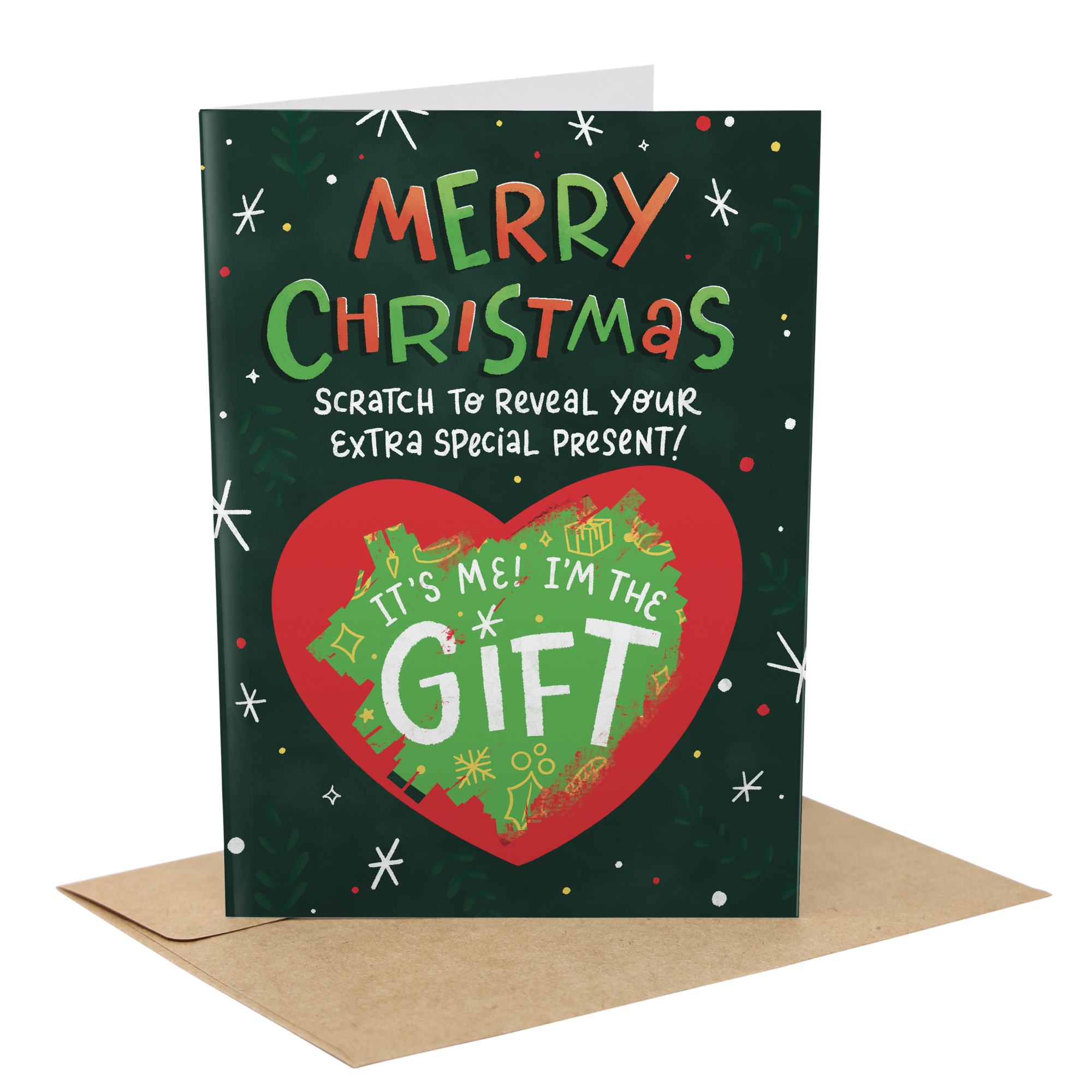 Scratch Off Christmas Present Reveal | Funny Christmas Scratch Off Card