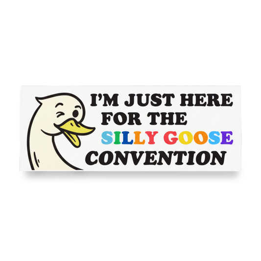Silly Goose Convention | Funny Car Magnet
