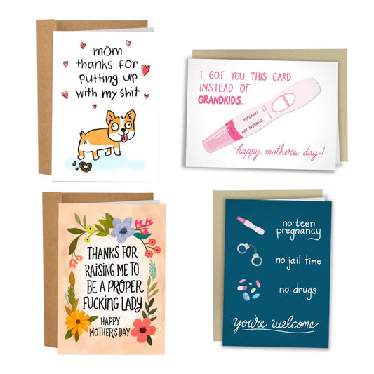 Mother's Day Cards | 4 Pack Bundle
