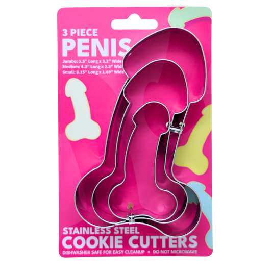 3 Piece Penis - Cookie Cutter Sets