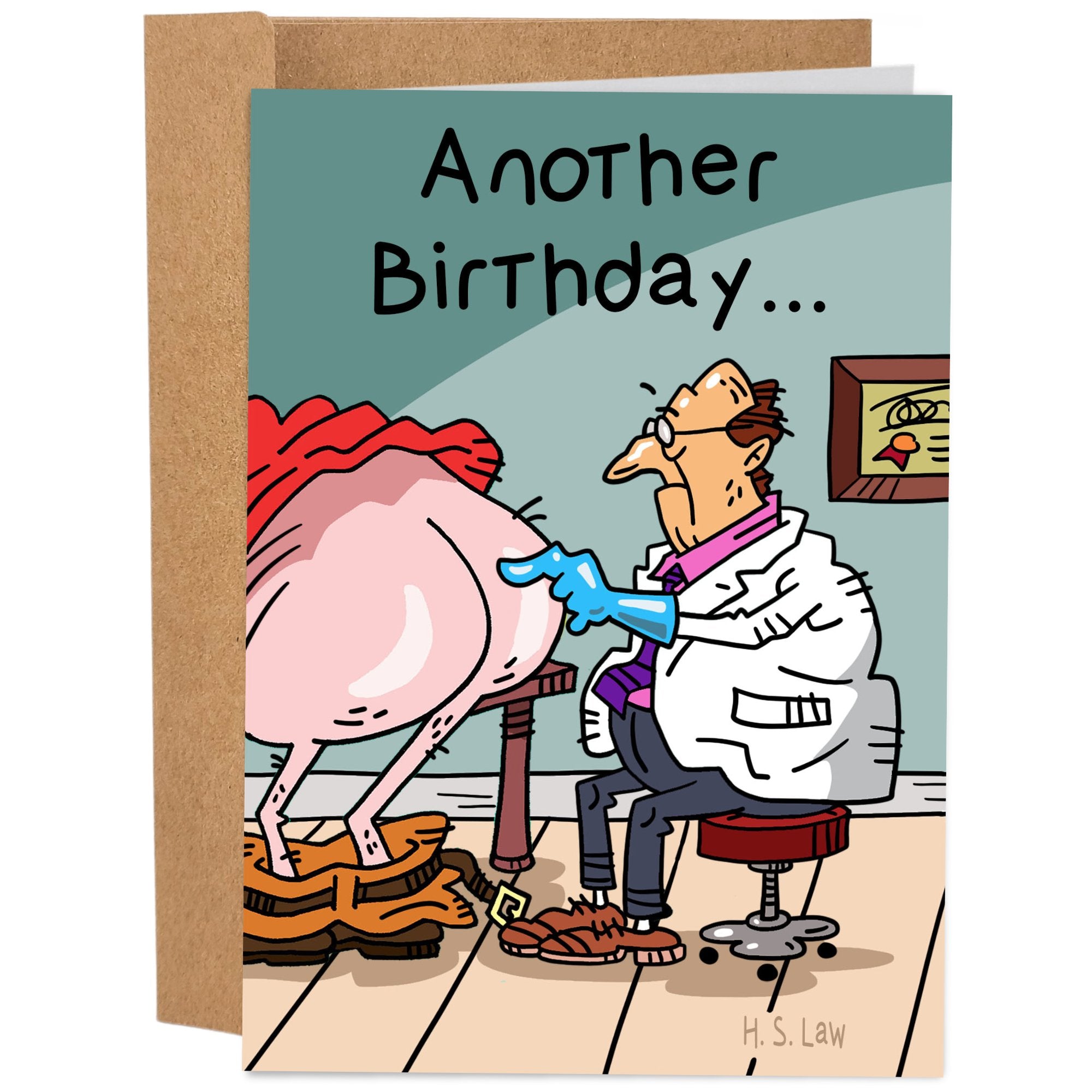 6 Snarky Cartoon Birthday Card Sets