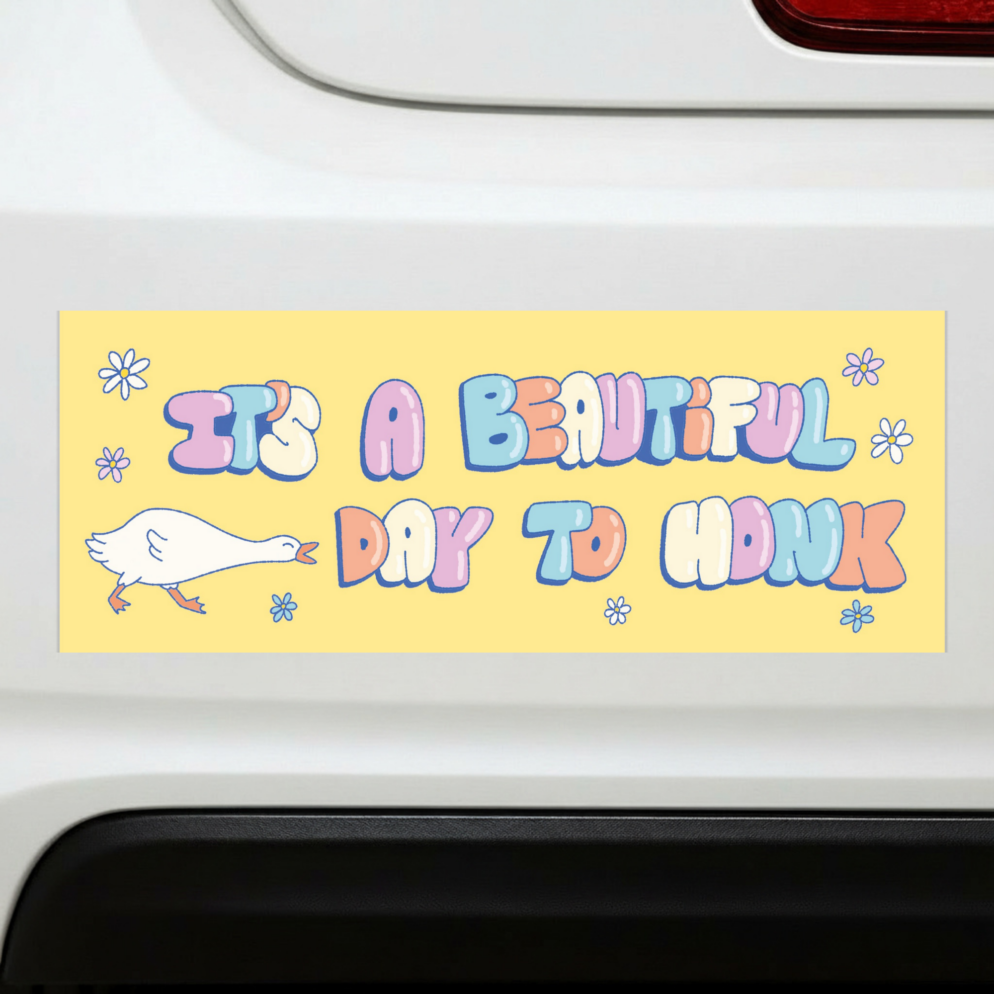 It's A Beautiful Day To Honk | Funny Car Magnet