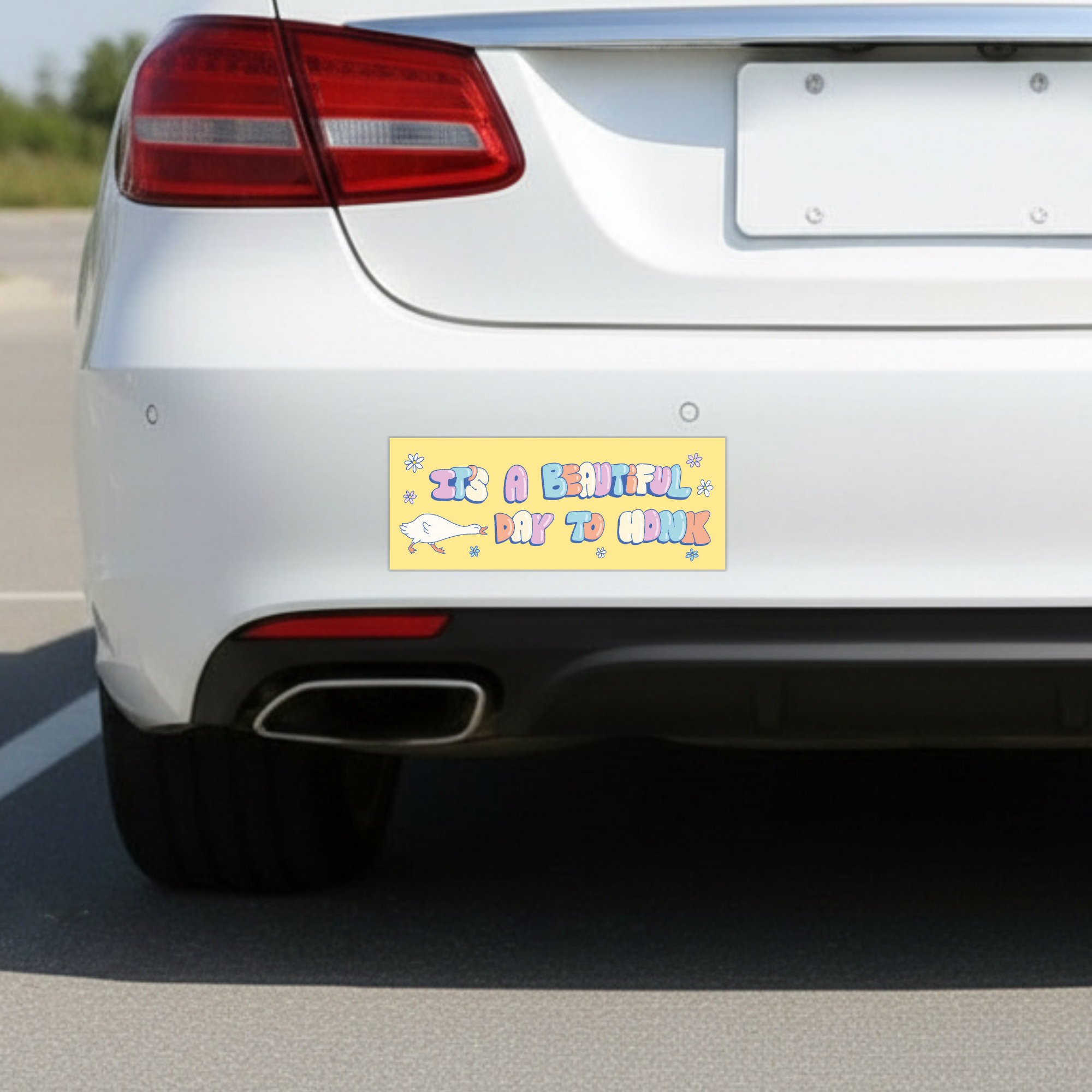 It's A Beautiful Day To Honk | Funny Car Magnet