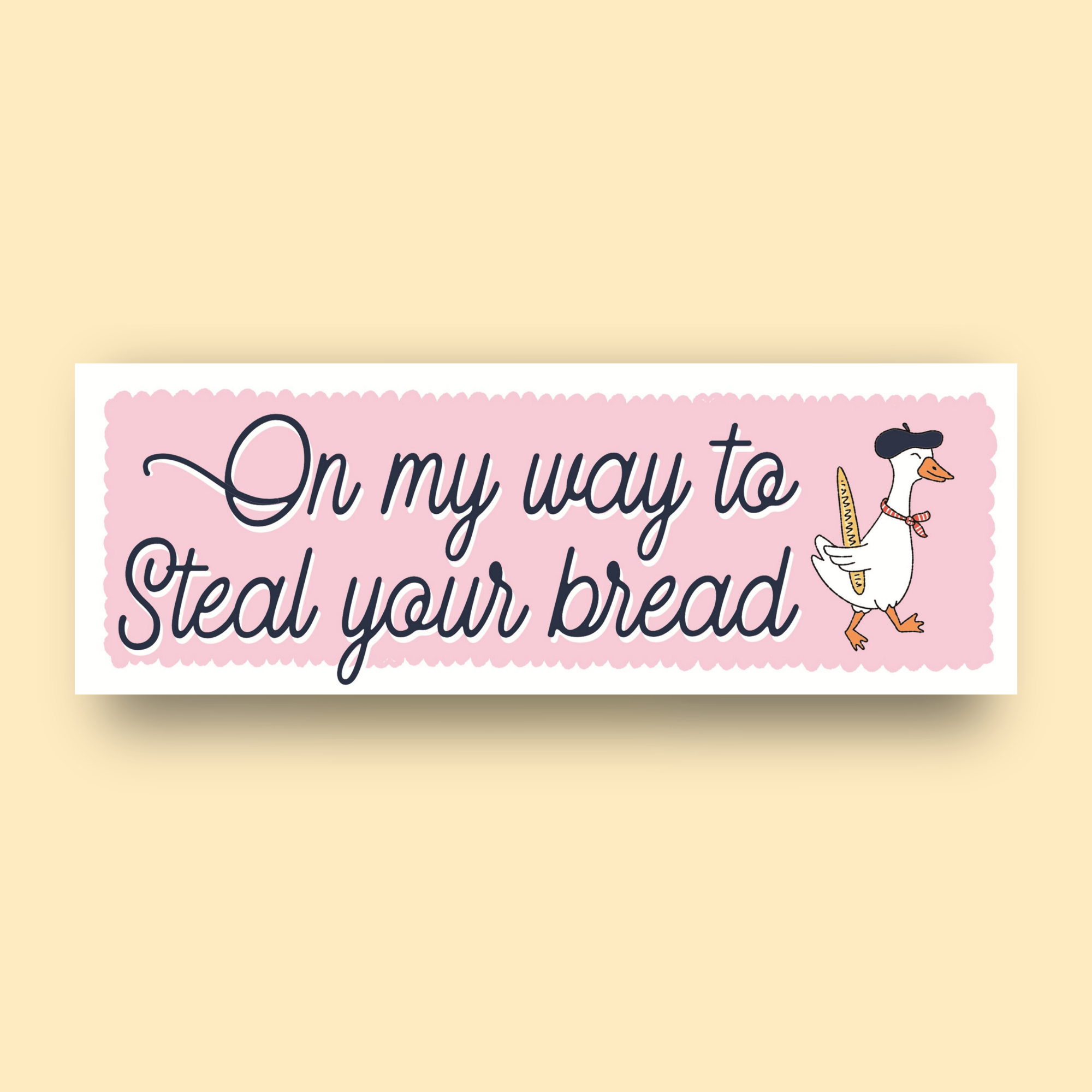 Steal Your Bread | Funny Car Magnet