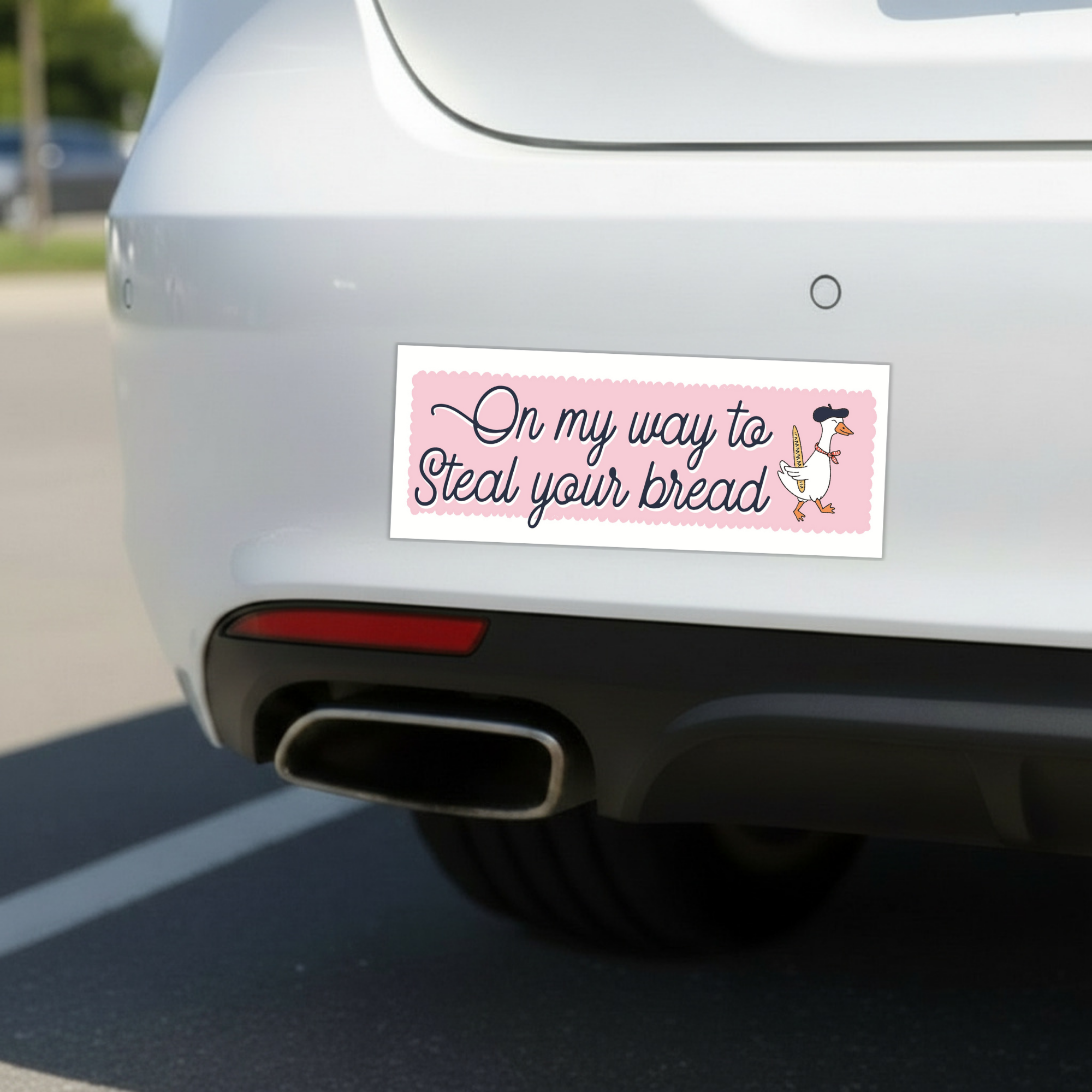 Steal Your Bread | Funny Car Magnet