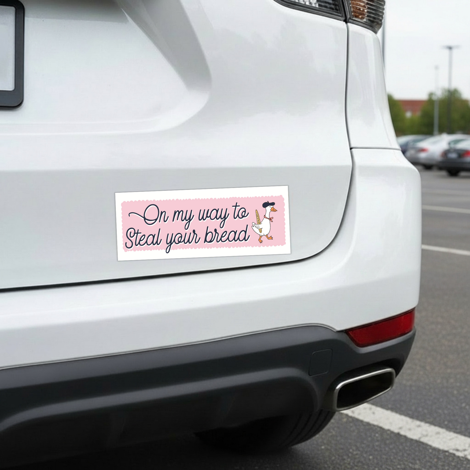 Steal Your Bread | Funny Car Magnet