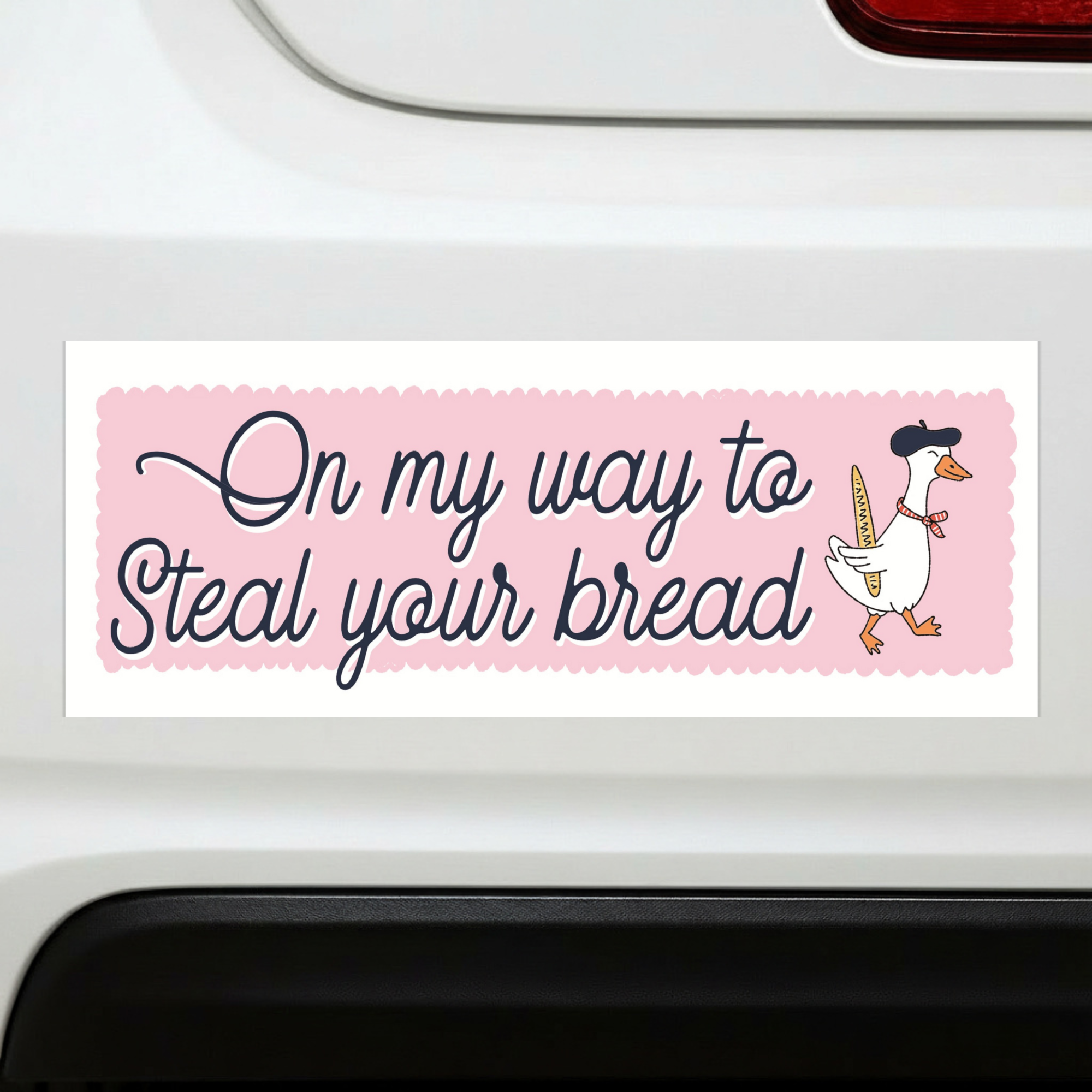 Steal Your Bread | Funny Car Magnet