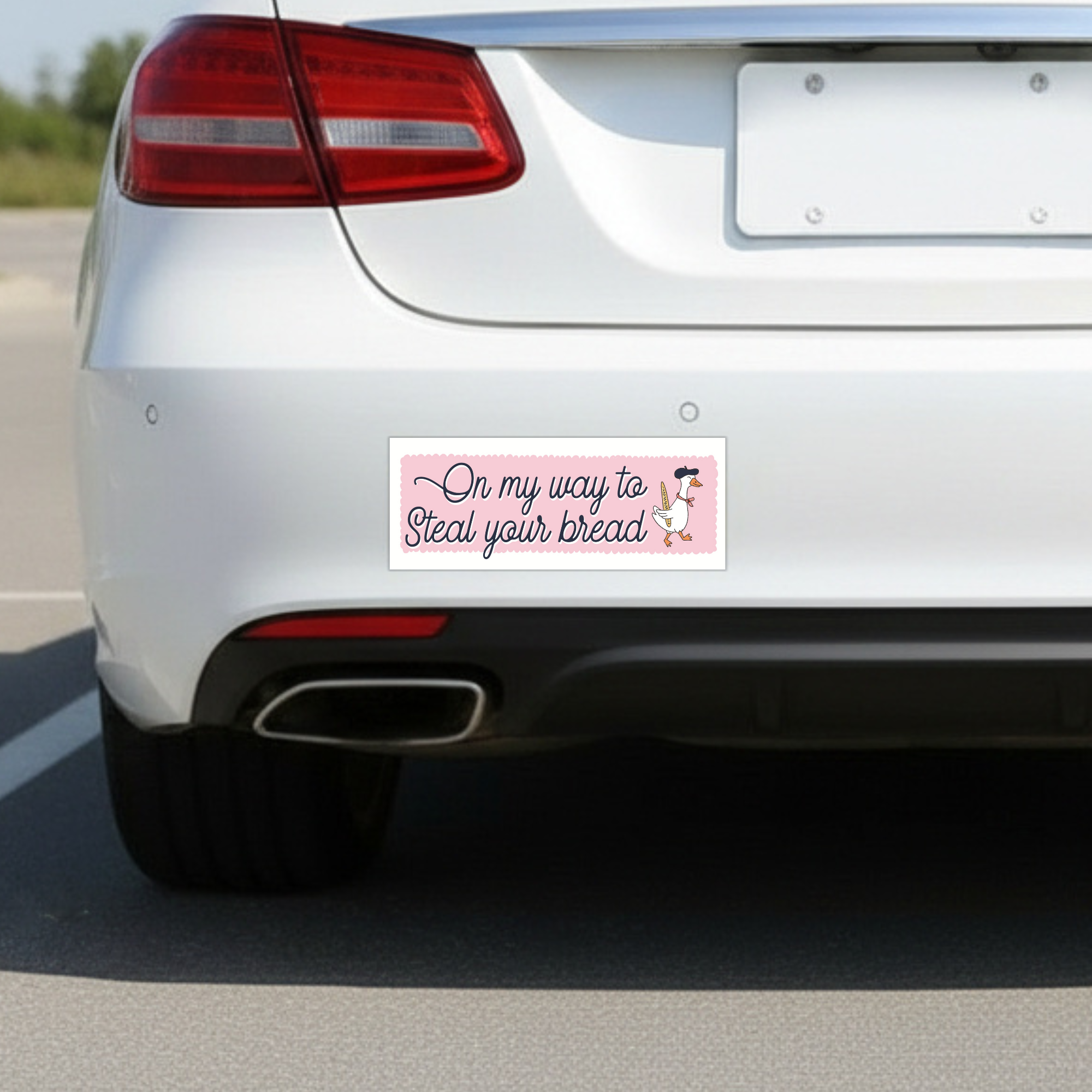 Steal Your Bread | Funny Car Magnet