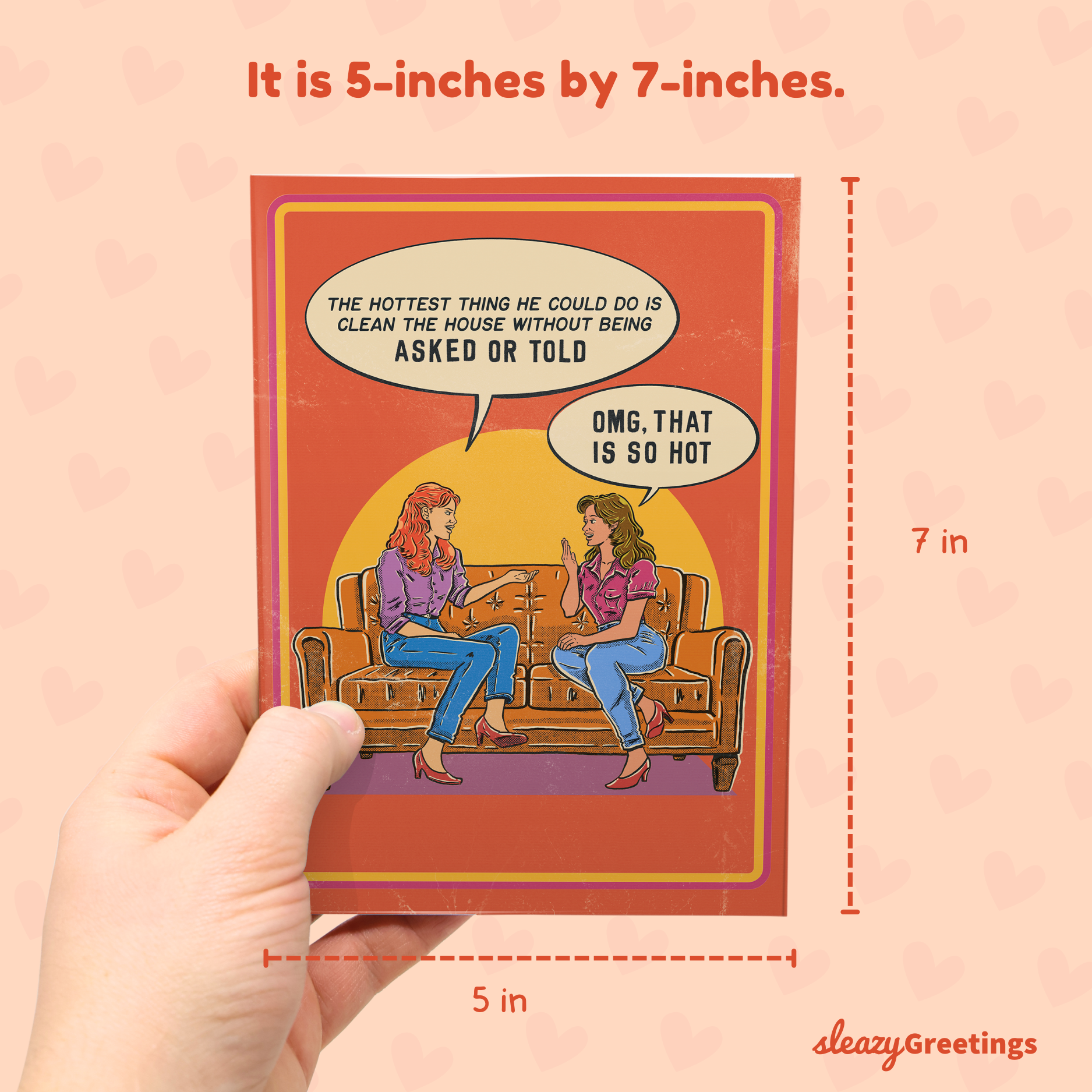 Vintage The Hottest Thing He Could Do - 70's Vintage Valentine's