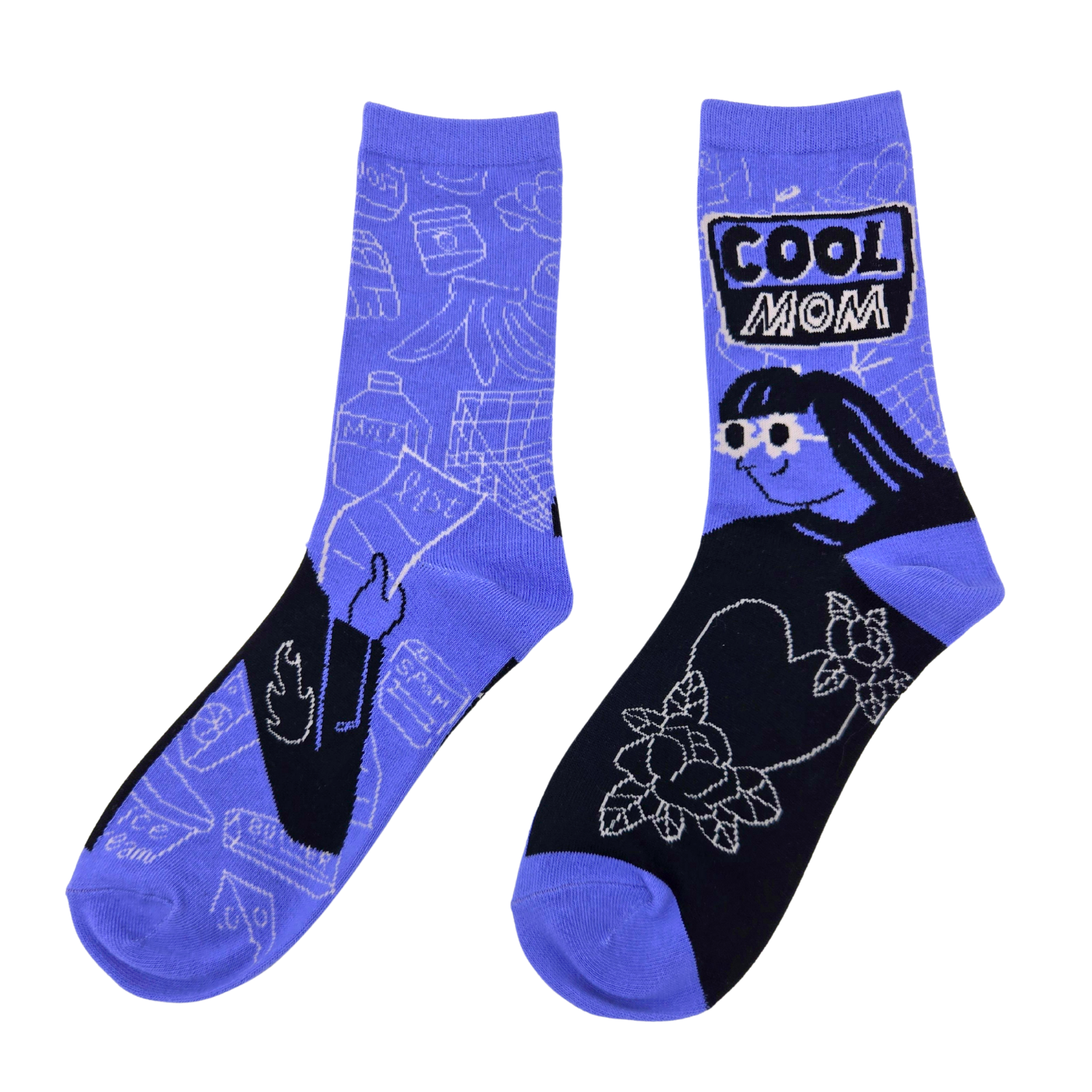 Cool Mom - Women's Funny Crew Socks