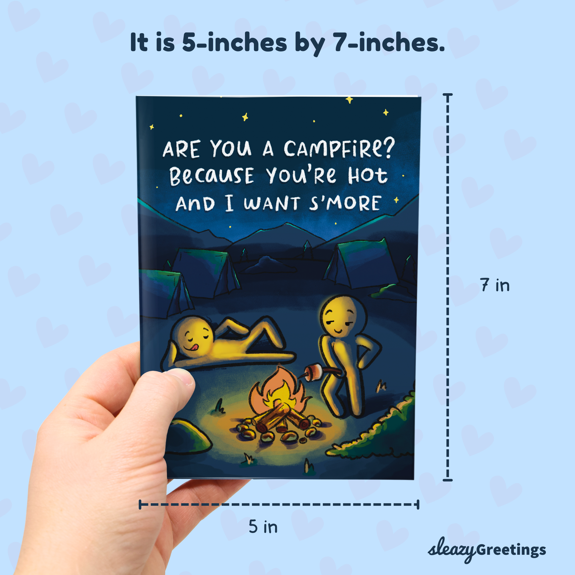 Are You A Campfire? | Naughty Valentine's Day Card
