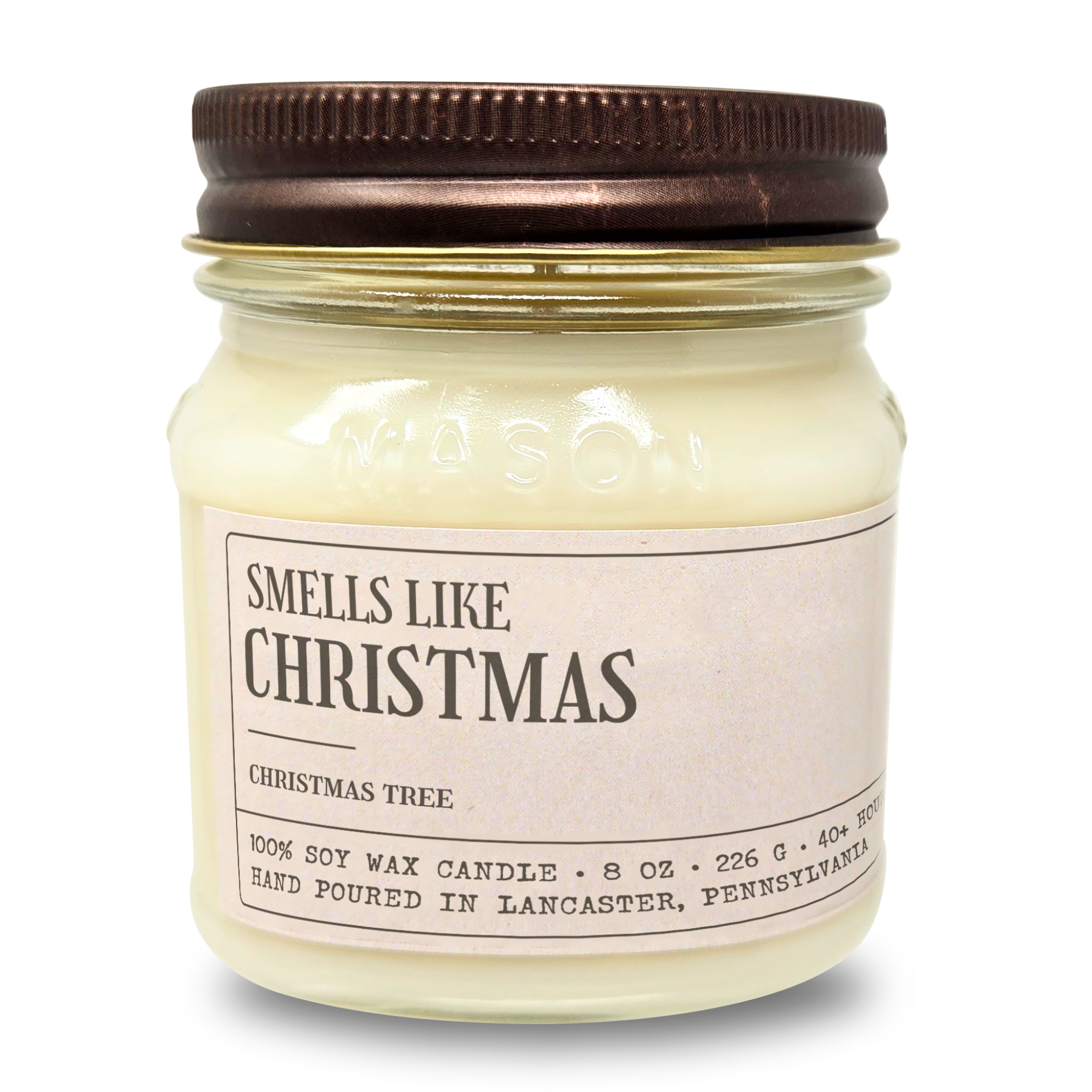 Smells Like Christmas - Funny Candle 8oz Soy Wax