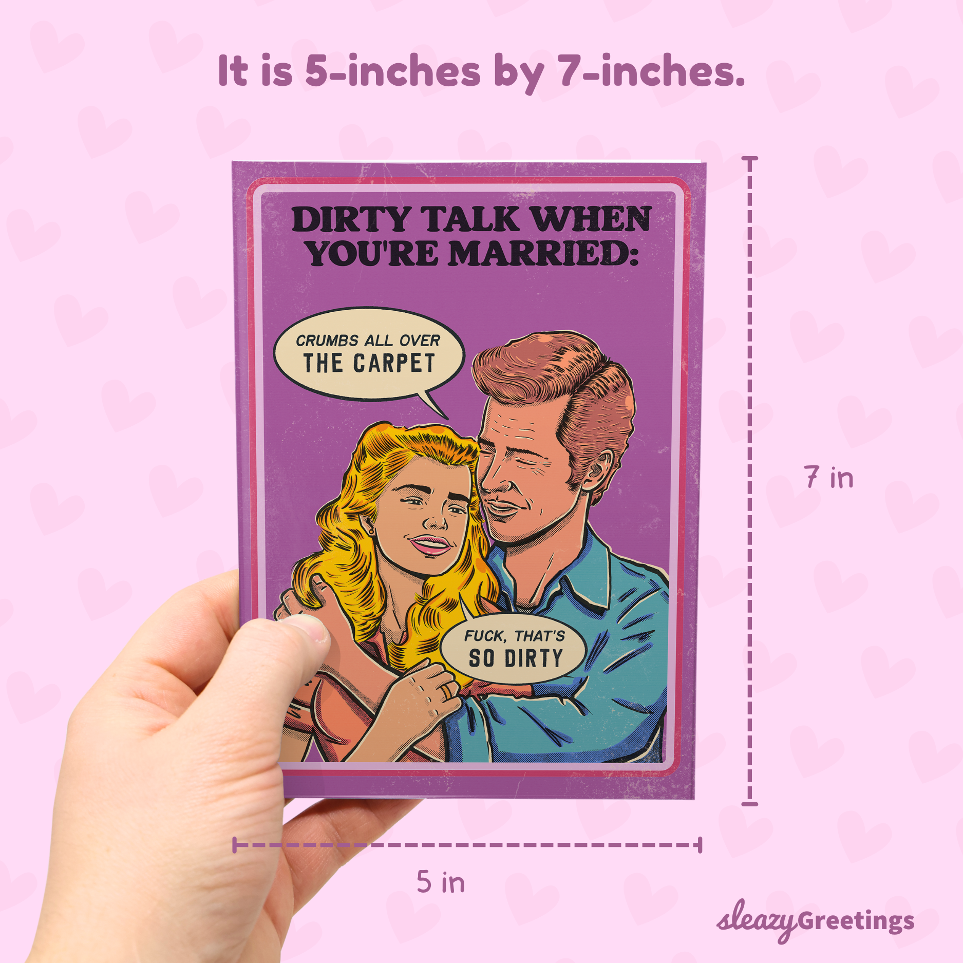 Vintage Talk Dirty When You're Married - 70's Vintage Valentine's