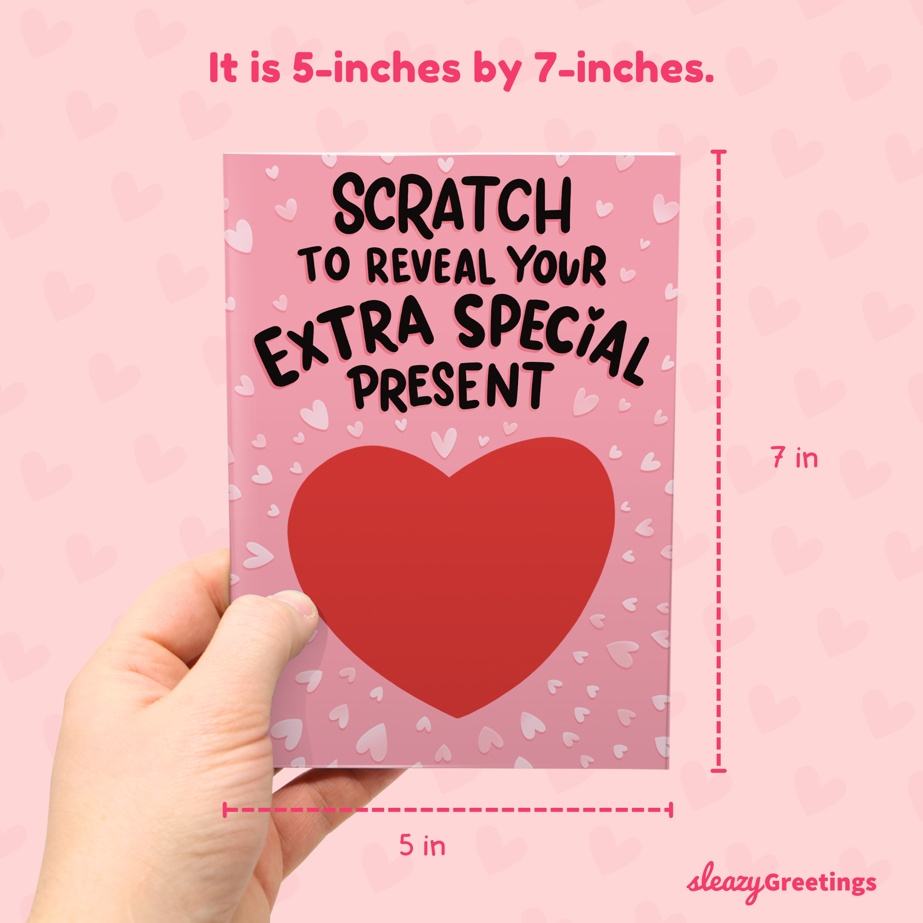 Scratch Off Extra Special Present Valentine's | Funny Scratch Off Valentine's Day Card