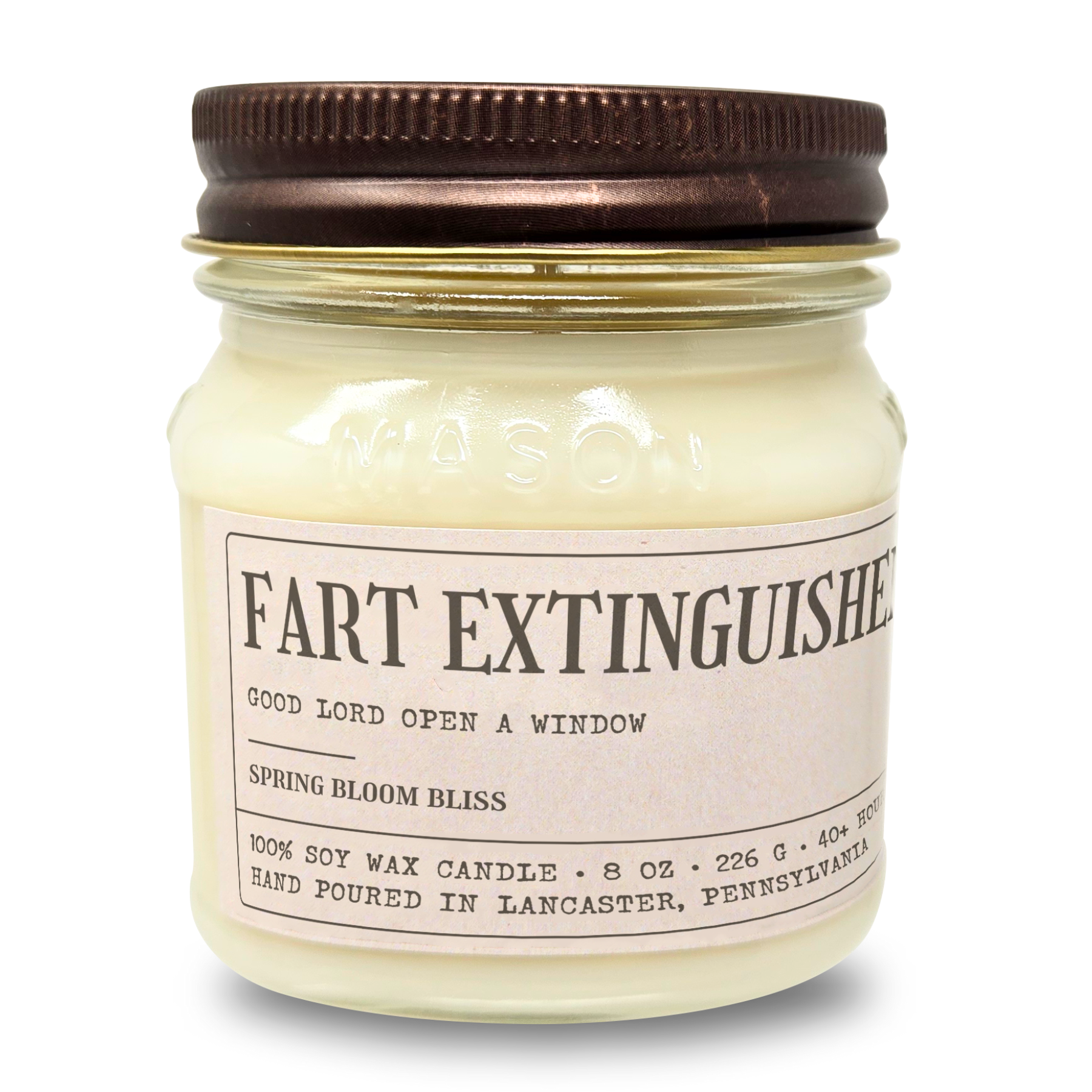 Fart Extinguisher - Funny Candle 8oz Soy Wax