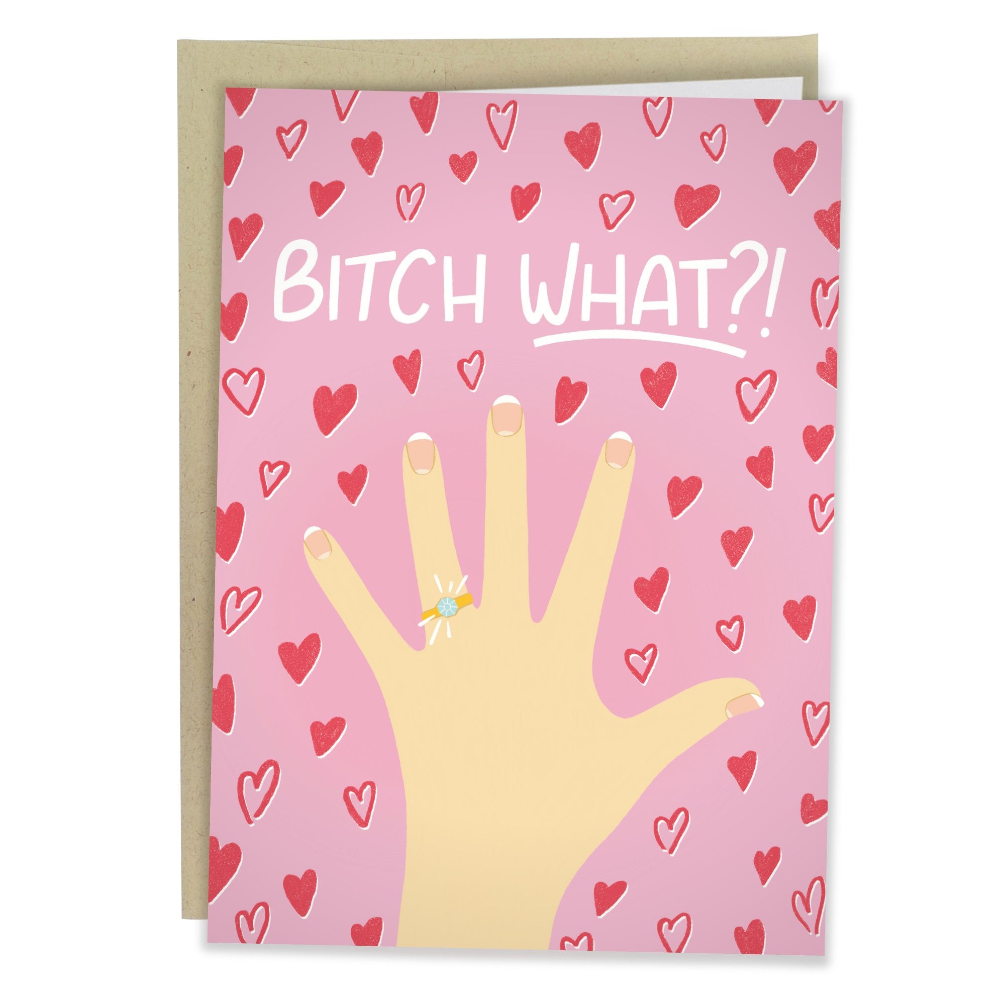 3 Cards for Along the Bride's Side - Funny Engagement Card Set