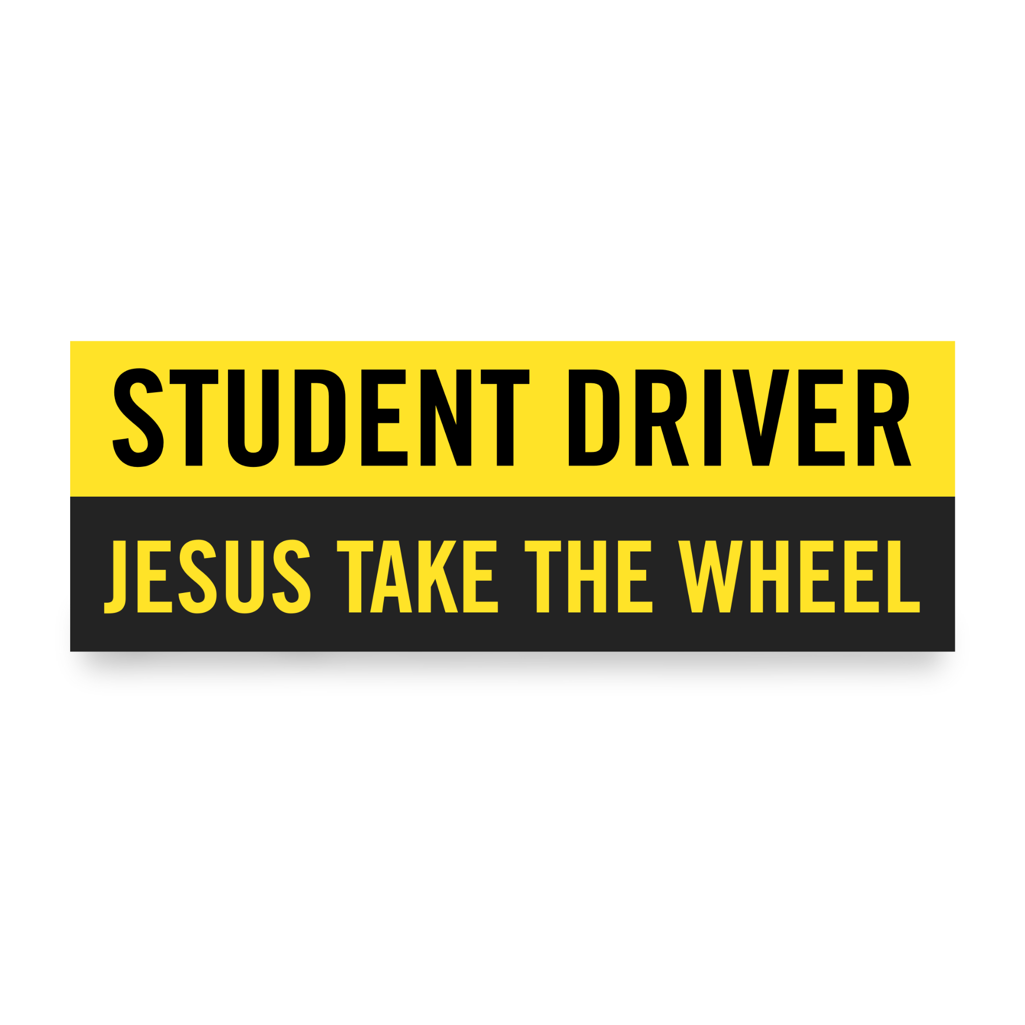 Jesus Take The Wheel | Funny Car Magnet