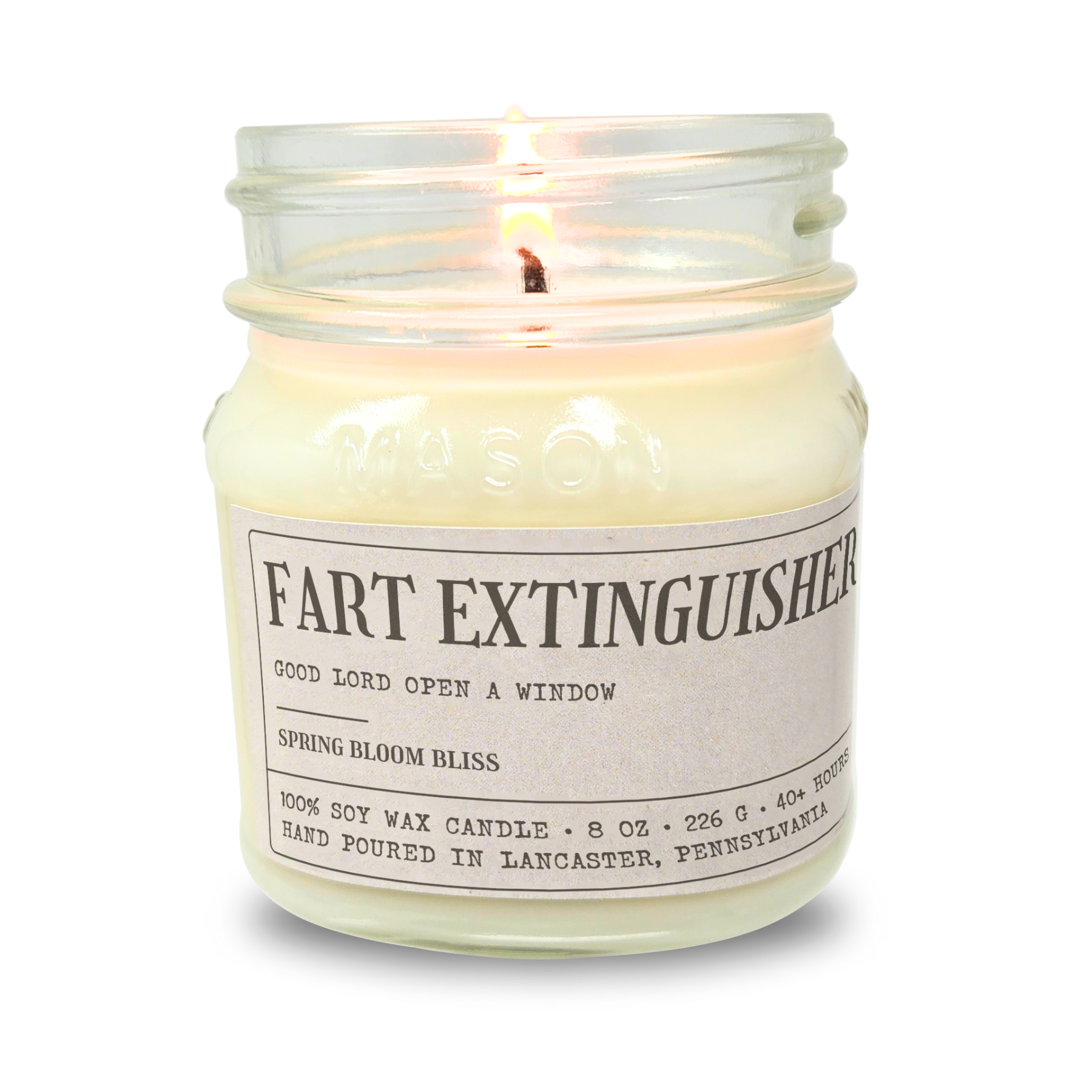 Fart Extinguisher - Funny Candle 8oz Soy Wax