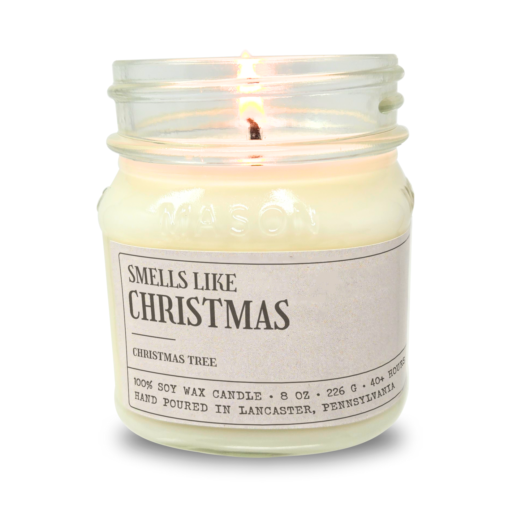 Smells Like Christmas - Funny Candle 8oz Soy Wax