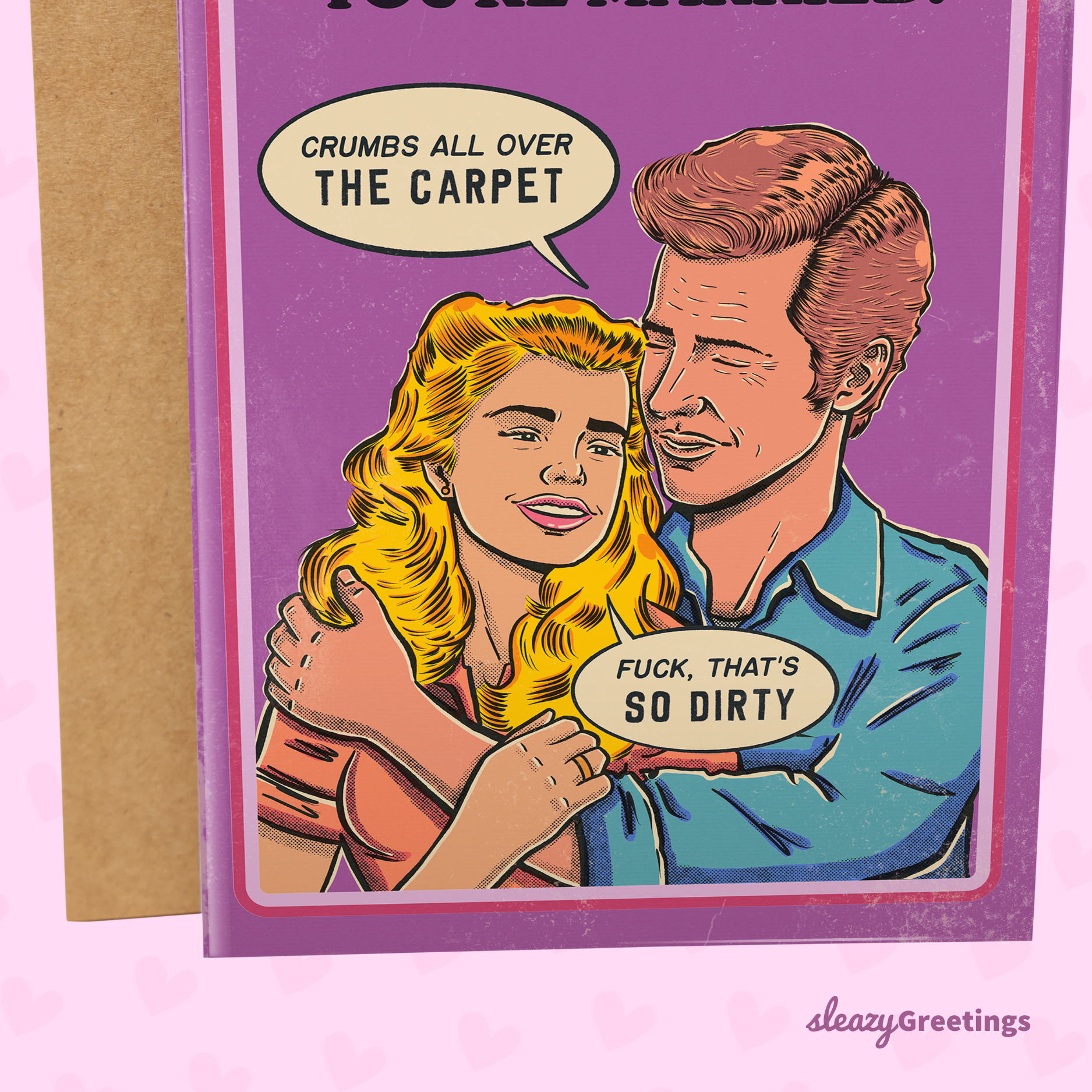 Vintage Talk Dirty When You're Married - 70's Vintage Valentine's