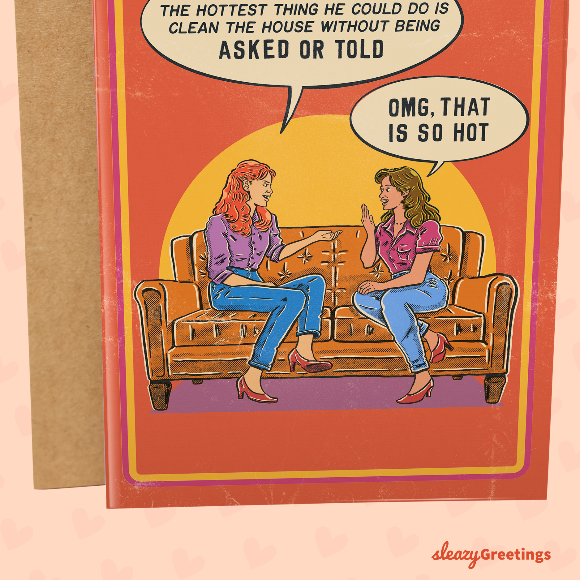 Vintage The Hottest Thing He Could Do - 70's Vintage Valentine's