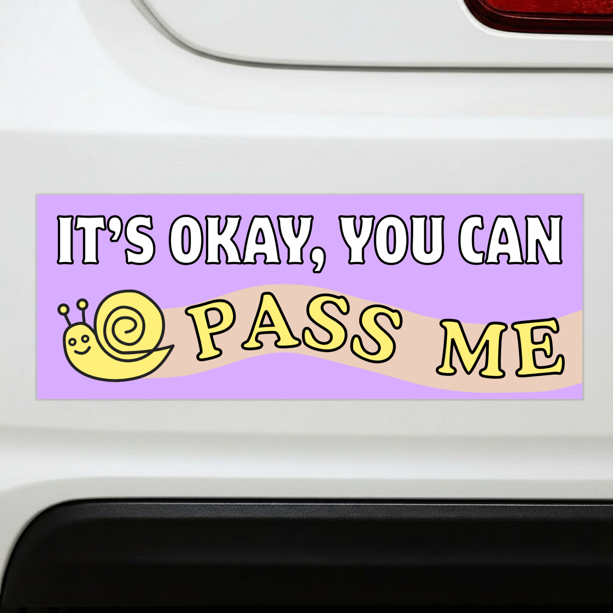 You Can Pass Me | Funny Car Magnet