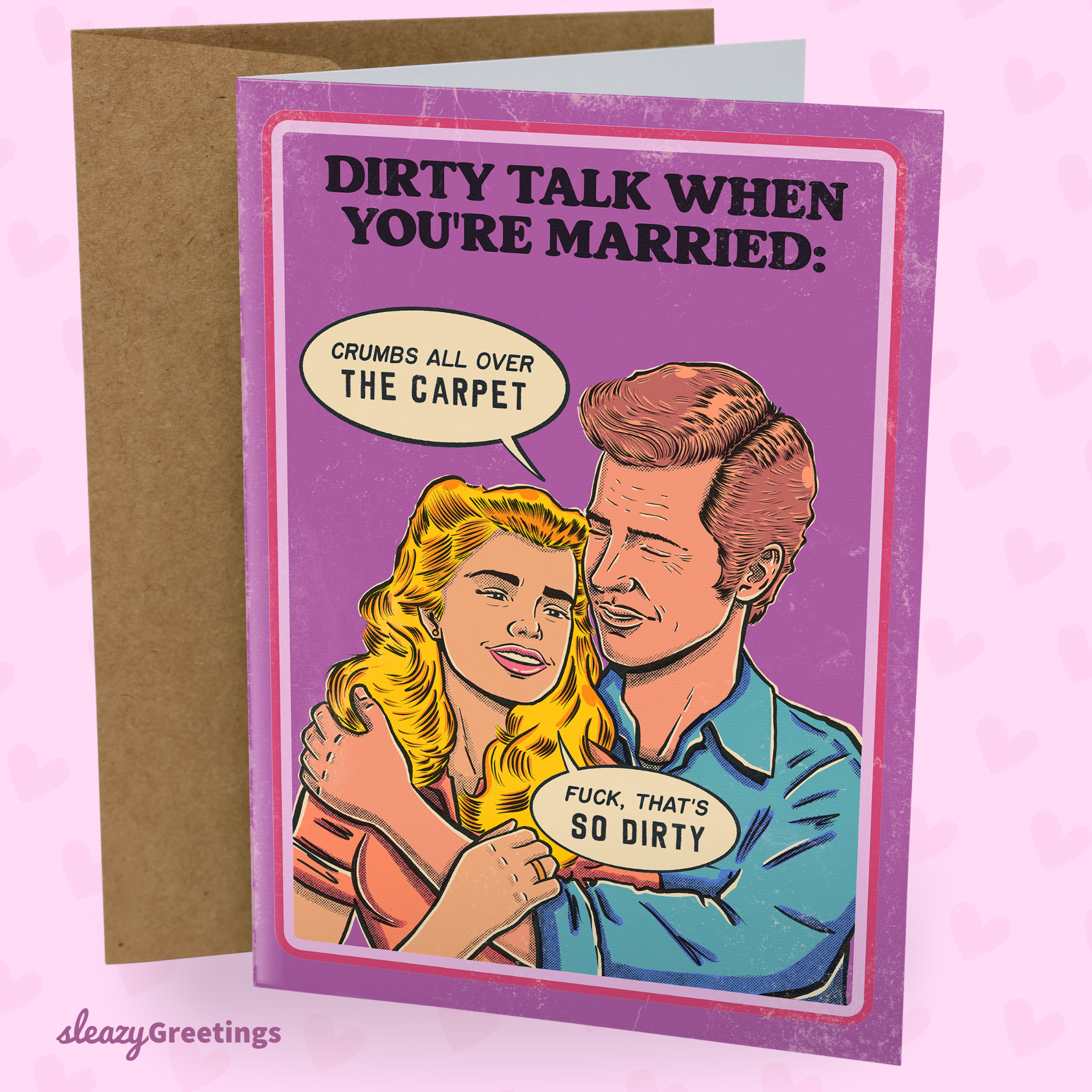 Vintage Talk Dirty When You're Married - 70's Vintage Valentine's