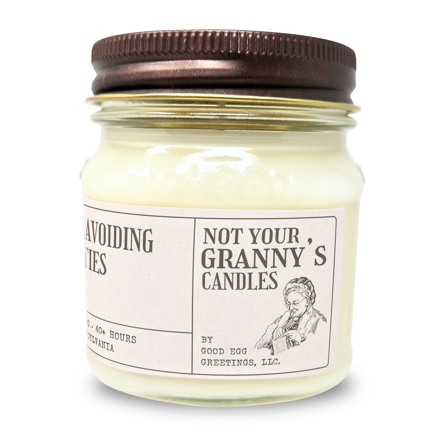 Avoiding All Responsibilities - Funny Candle 8oz Soy