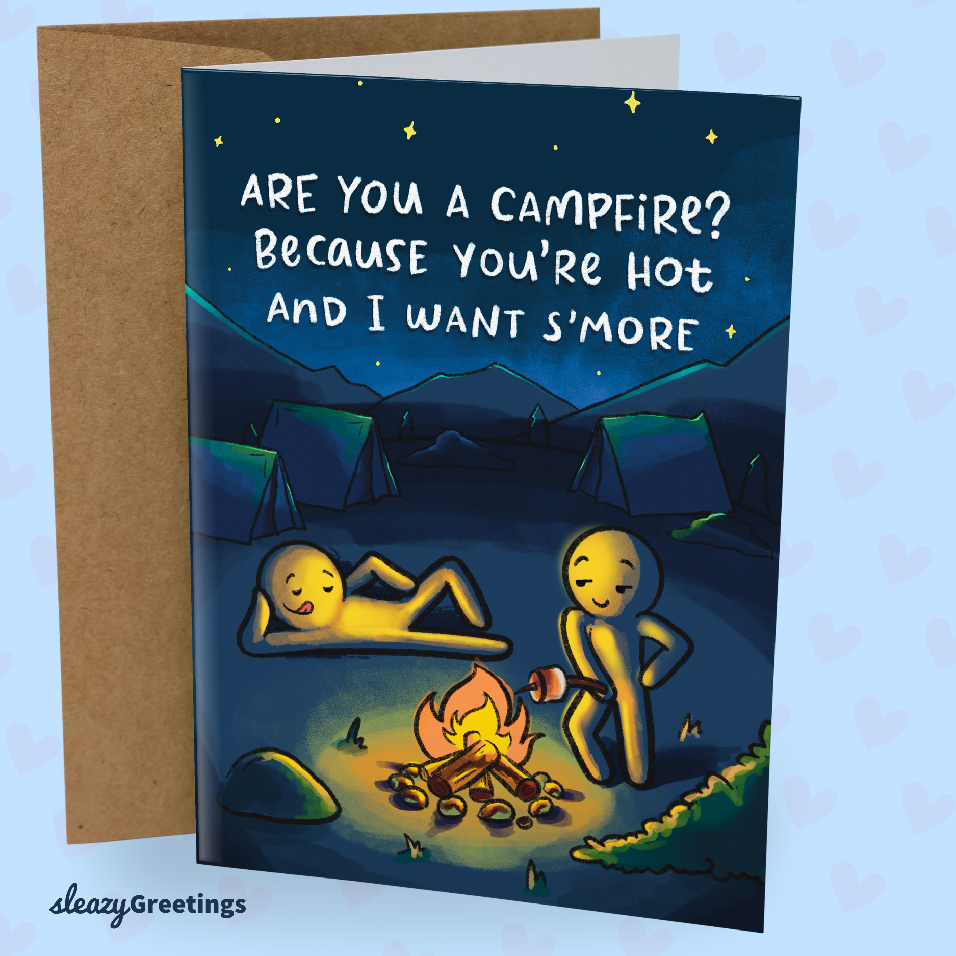 Are You A Campfire? | Naughty Valentine's Day Card