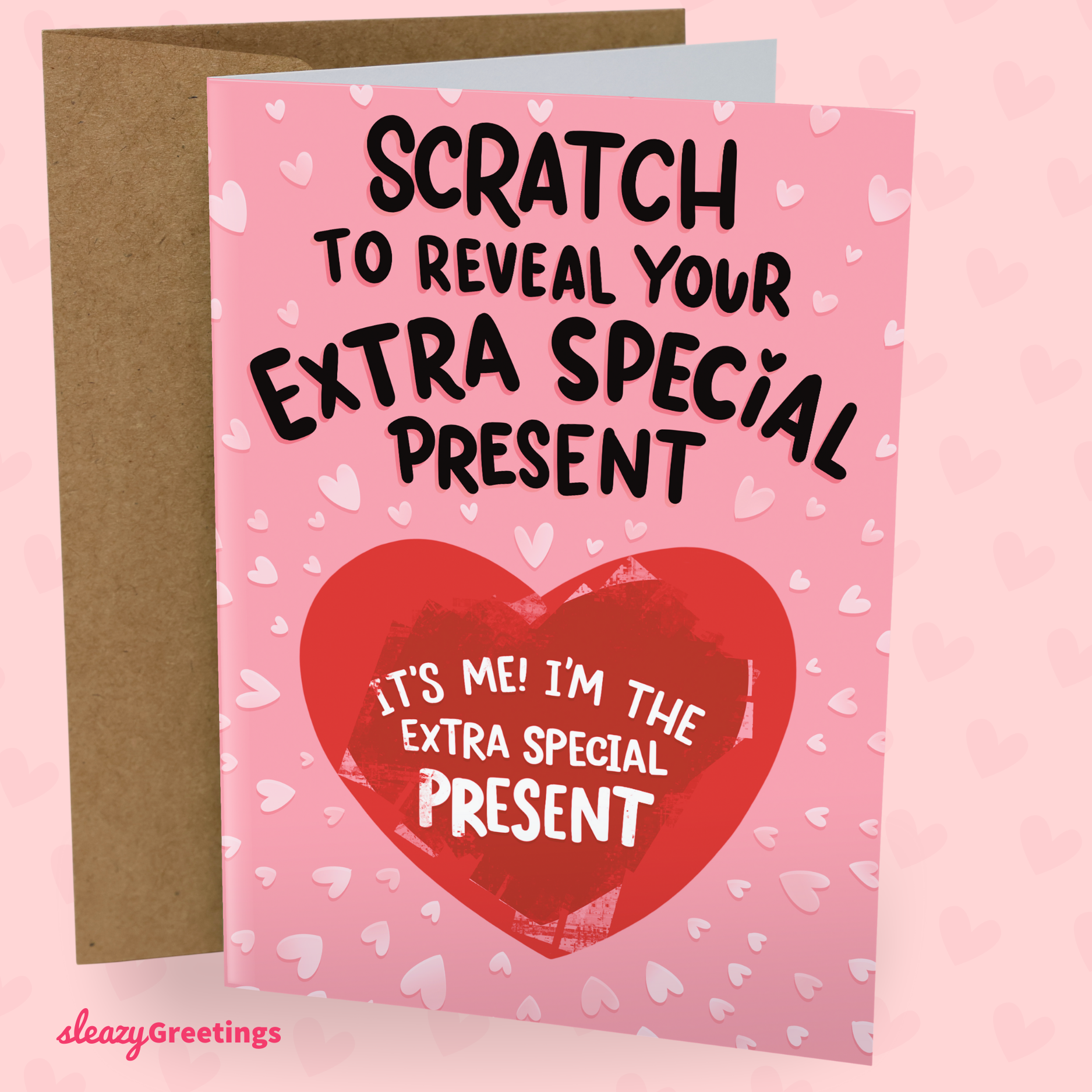 Scratch Off Extra Special Present Valentine's | Funny Scratch Off Valentine's Day Card