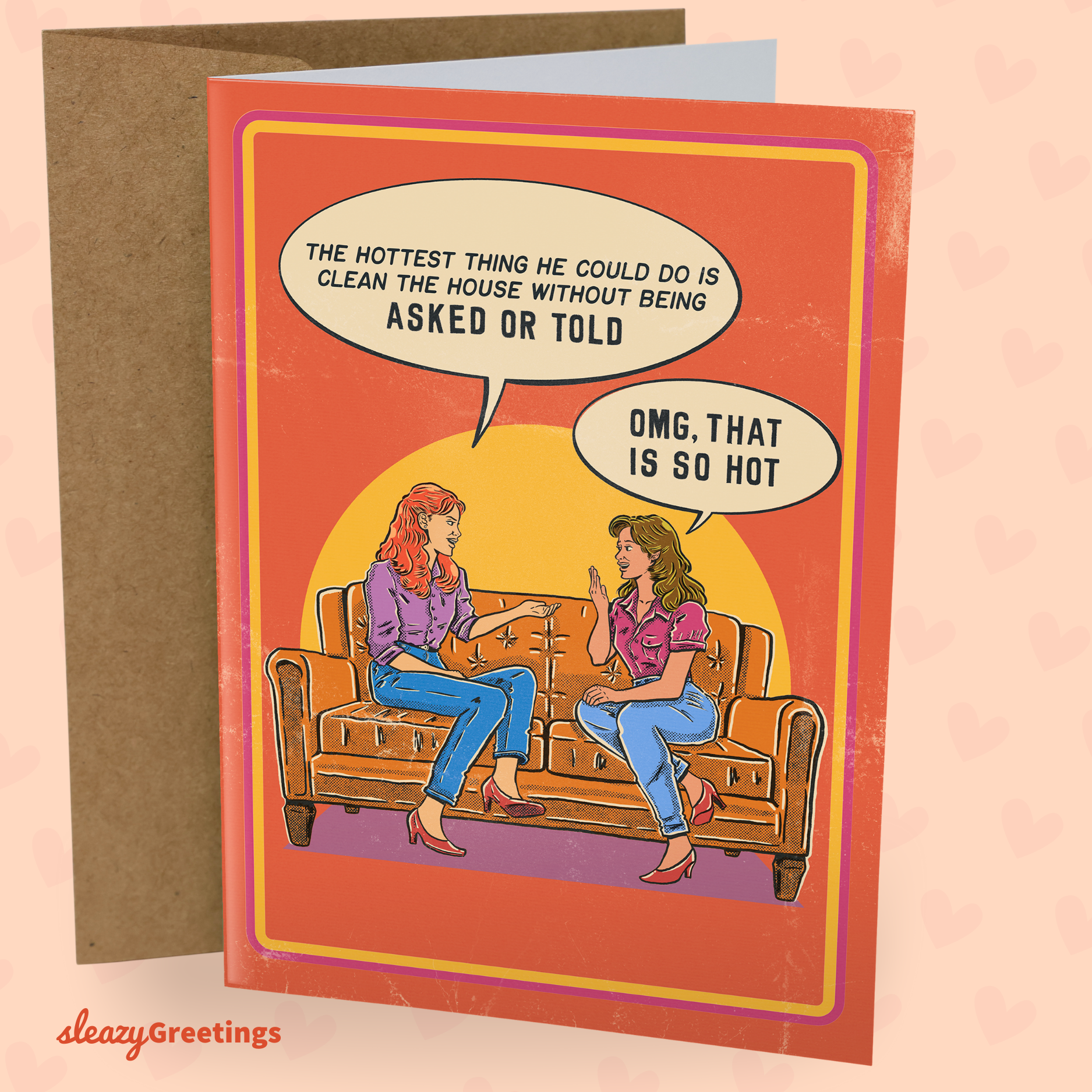 Vintage The Hottest Thing He Could Do - 70's Vintage Valentine's