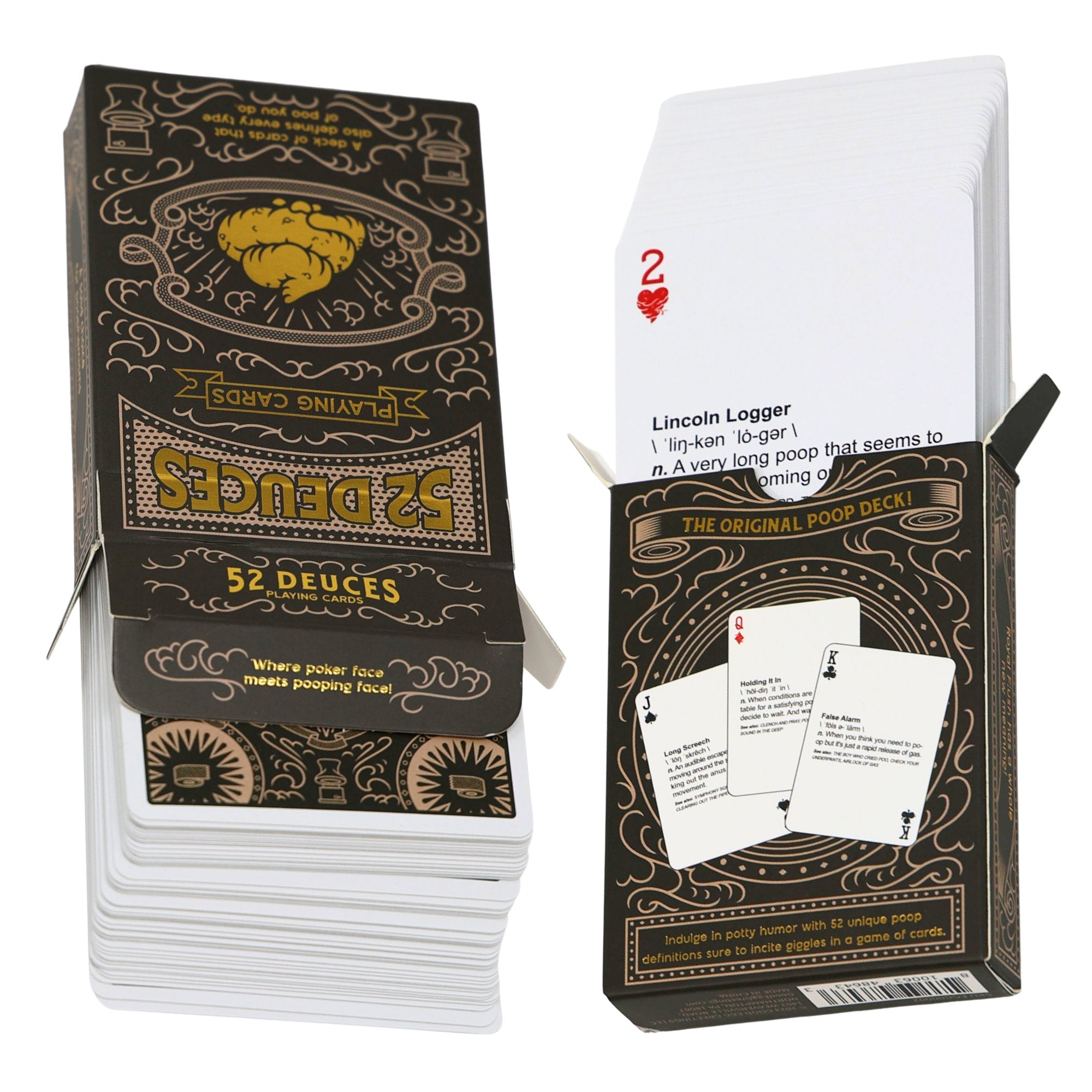 52 Deuces Playing Cards - Sleazy Greetings - greetingcard