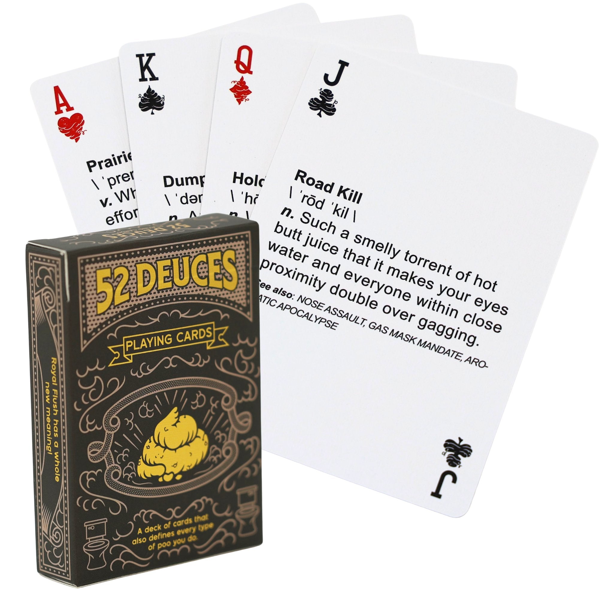 52 Deuces Playing Cards - Sleazy Greetings - greetingcard